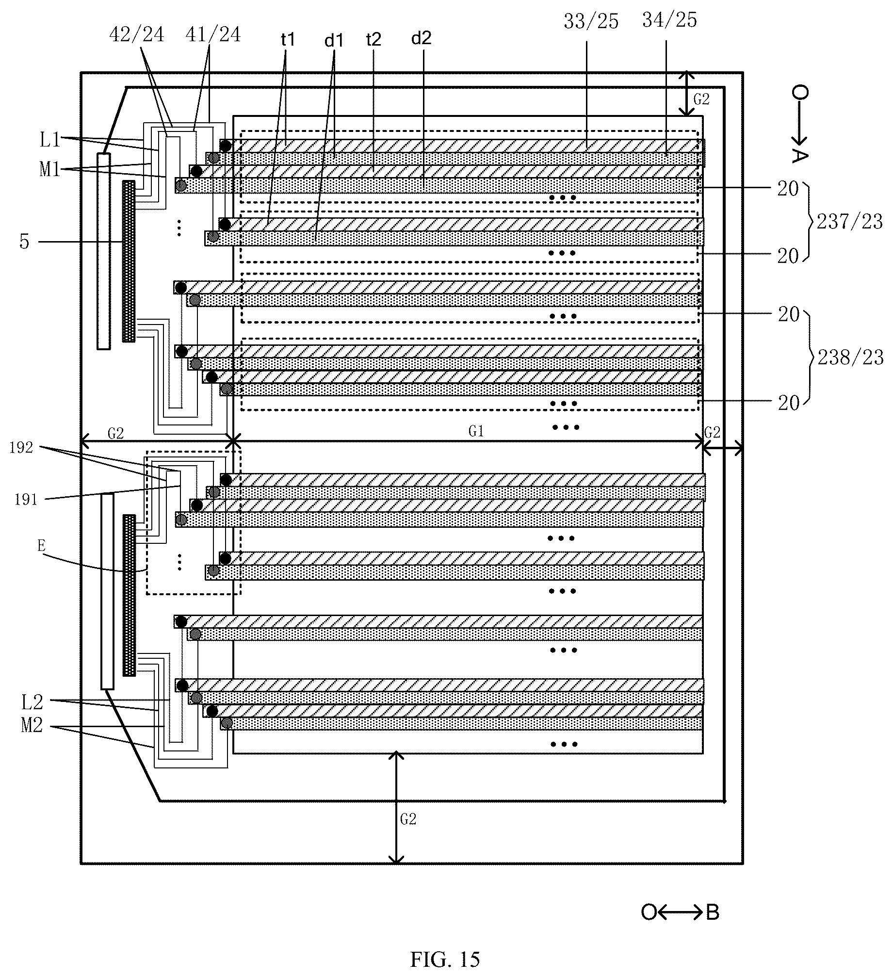 Patent US12366766 Figure 9 – Grating regulating device and displaying device