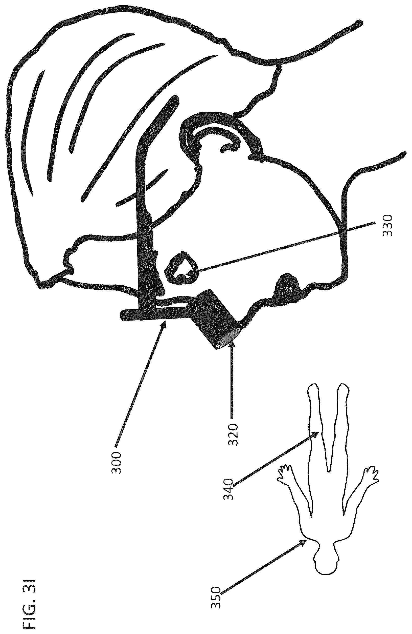 Patent US12366768 Figure 17 – Head mounted display assembly with control of head mounted display and loupe position and orientation