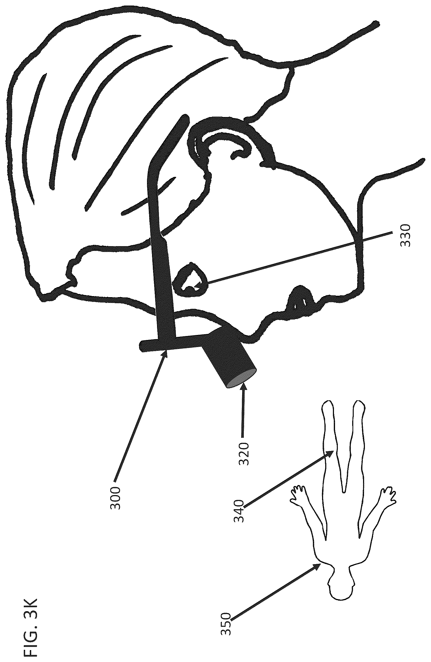 Patent US12366768 Figure 19 – Head mounted display assembly with control of head mounted display and loupe position and orientation