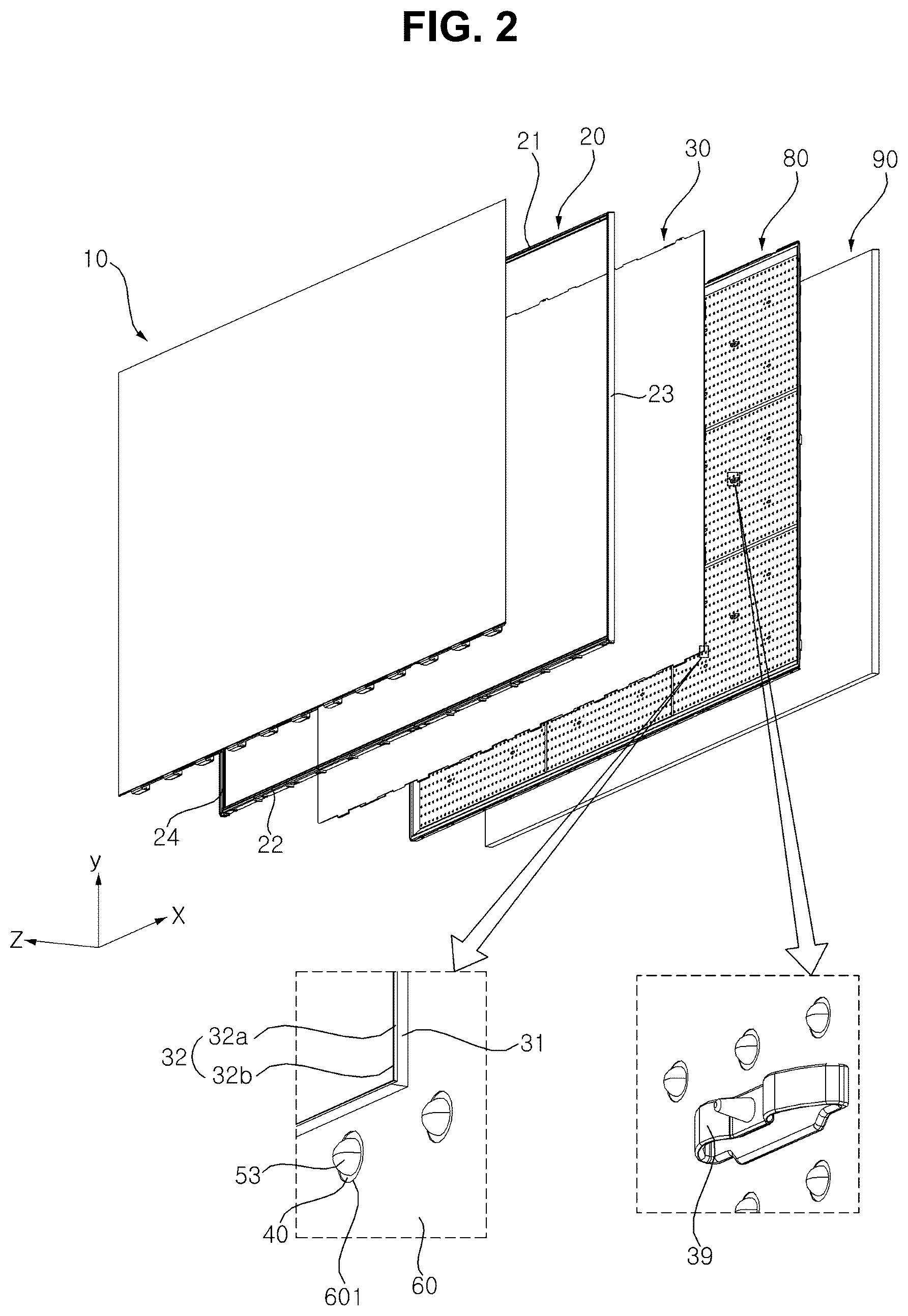 Patent US12366771 Figure 2 – Display device