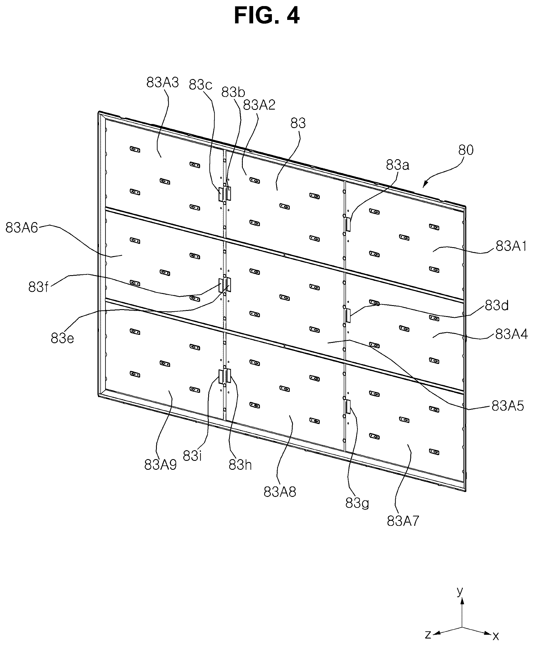 Patent US12366771 Figure 4 – Display device