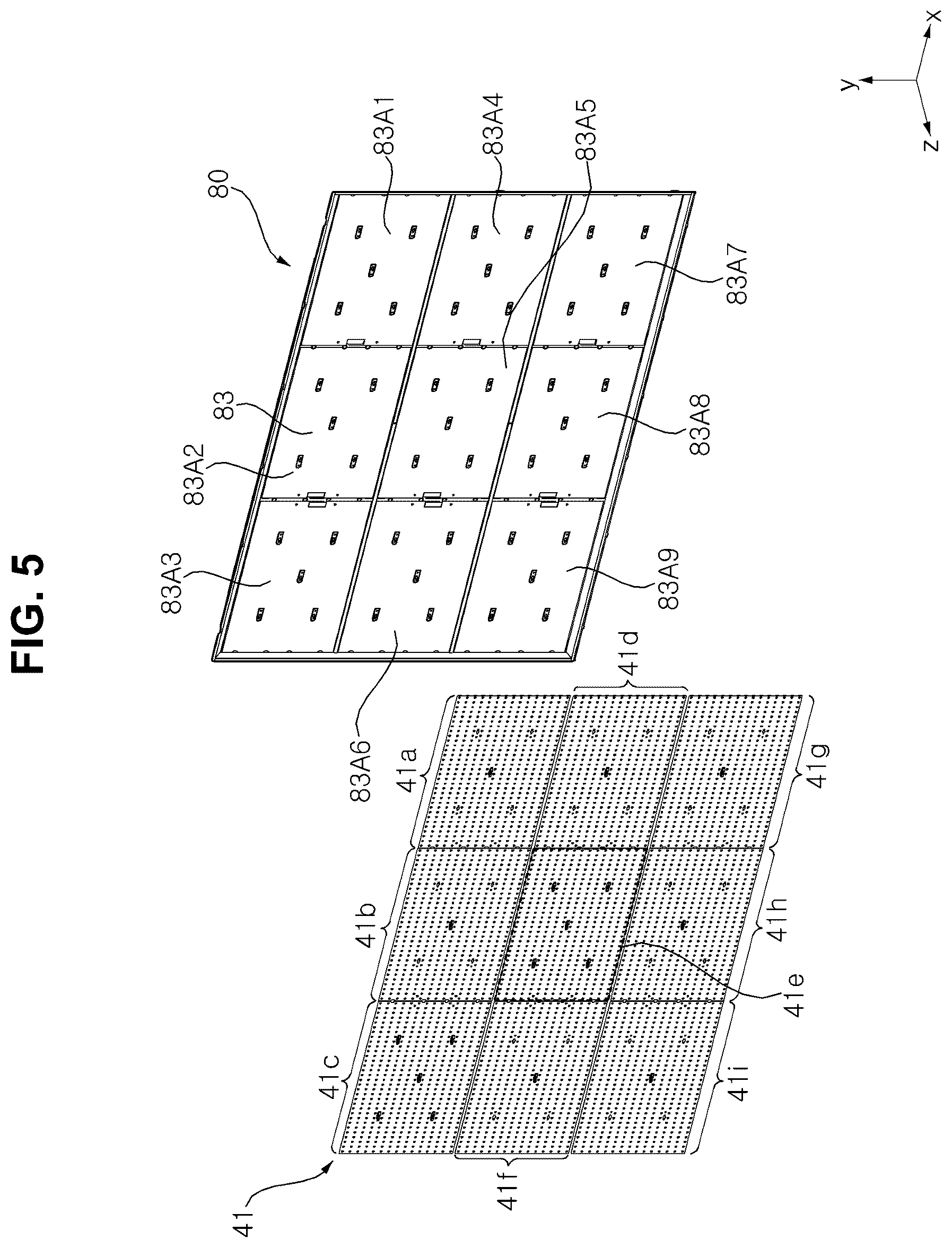 Patent US12366771 Figure 5 – Display device