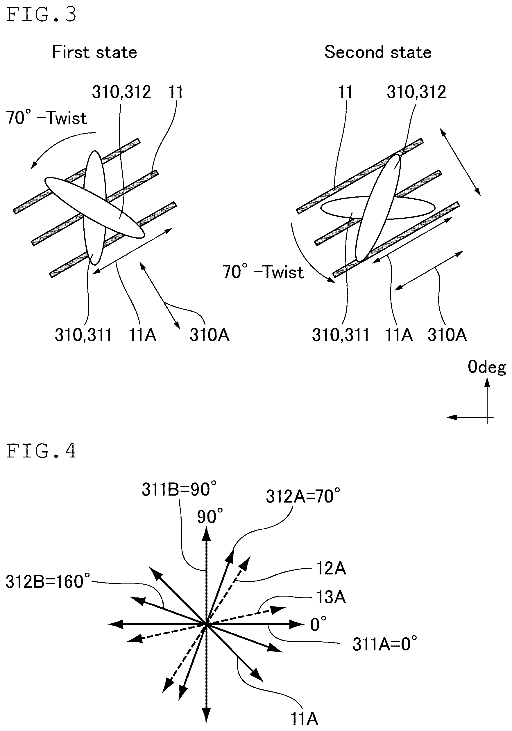 Patent US12366775 Figure 2 – Liquid crystal element and head mounted display