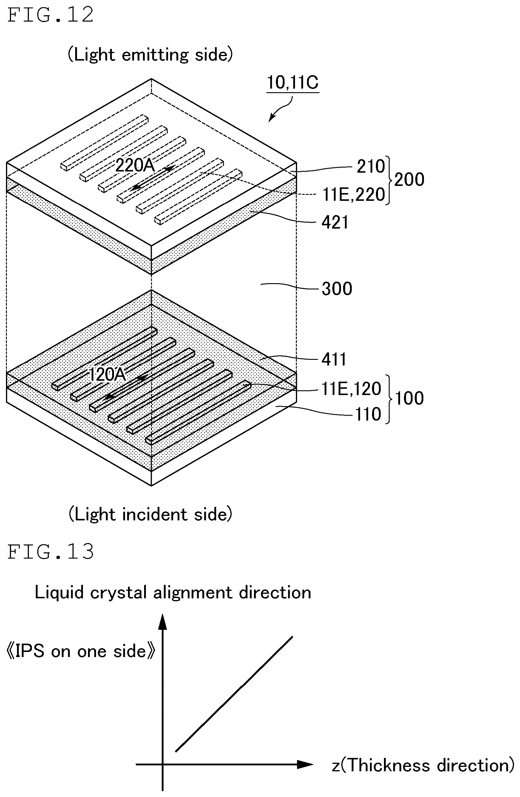 Patent US12366775 Figure 6 – Liquid crystal element and head mounted display
