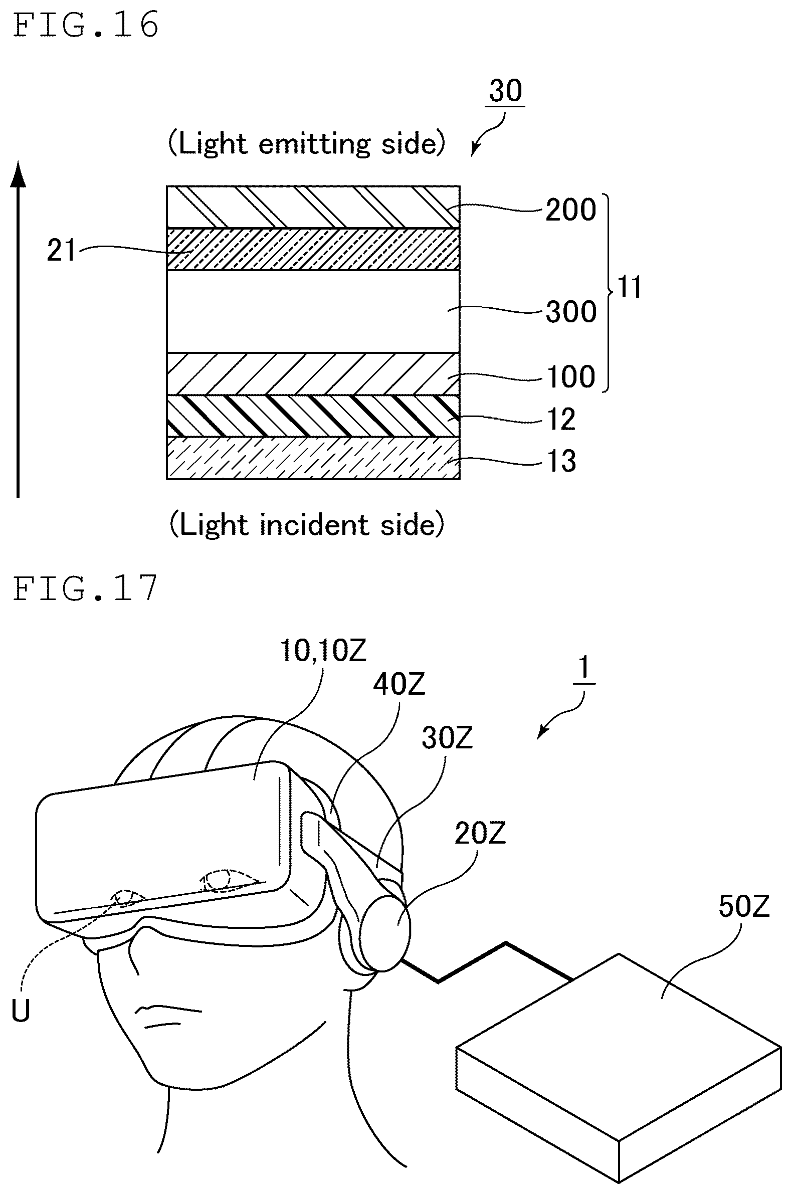 Patent US12366775 Figure 8 – Liquid crystal element and head mounted display