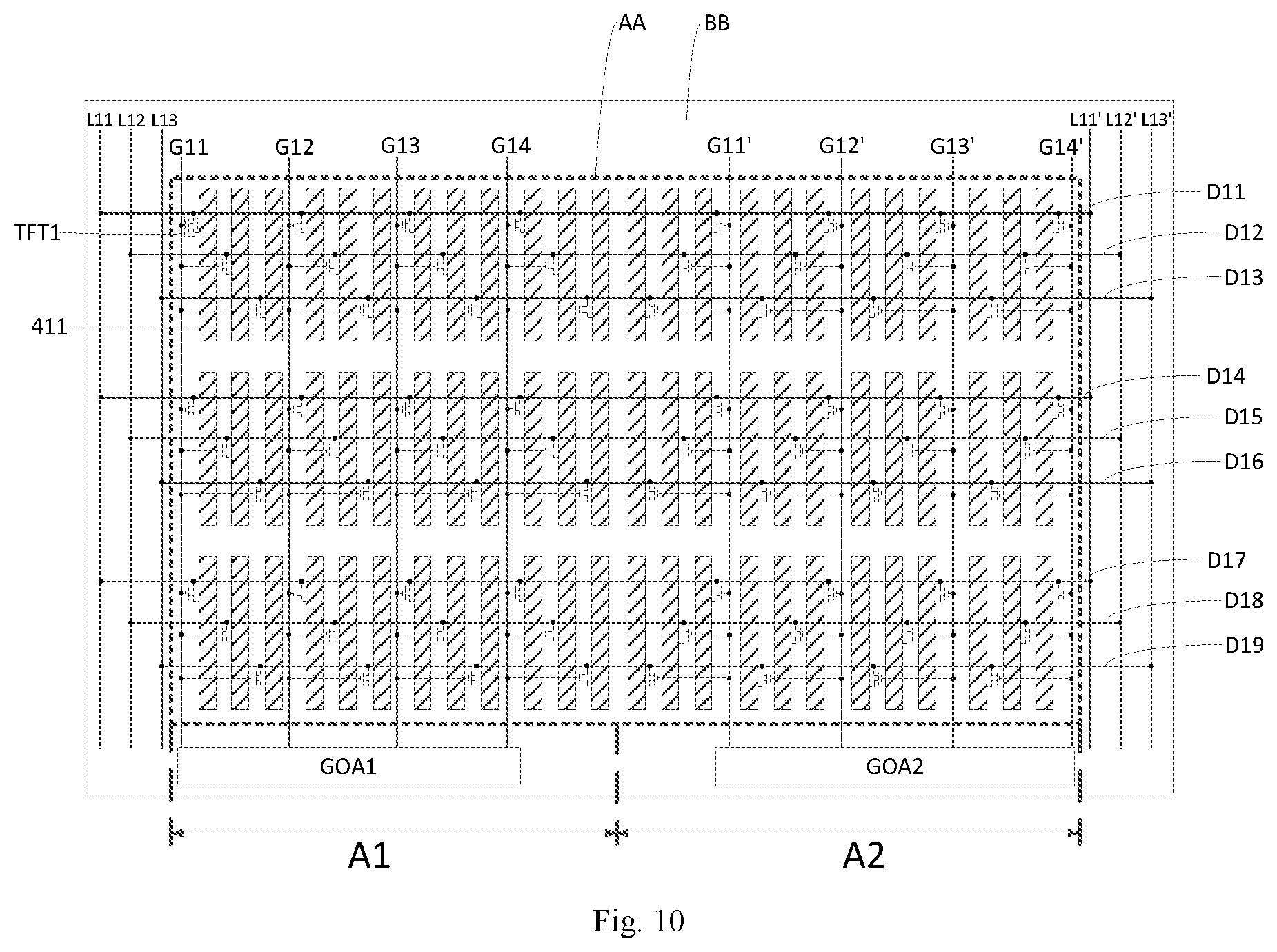 Patent US12366777 Figure 6 – Liquid crystal grating and driving method therefor, and 3D display device