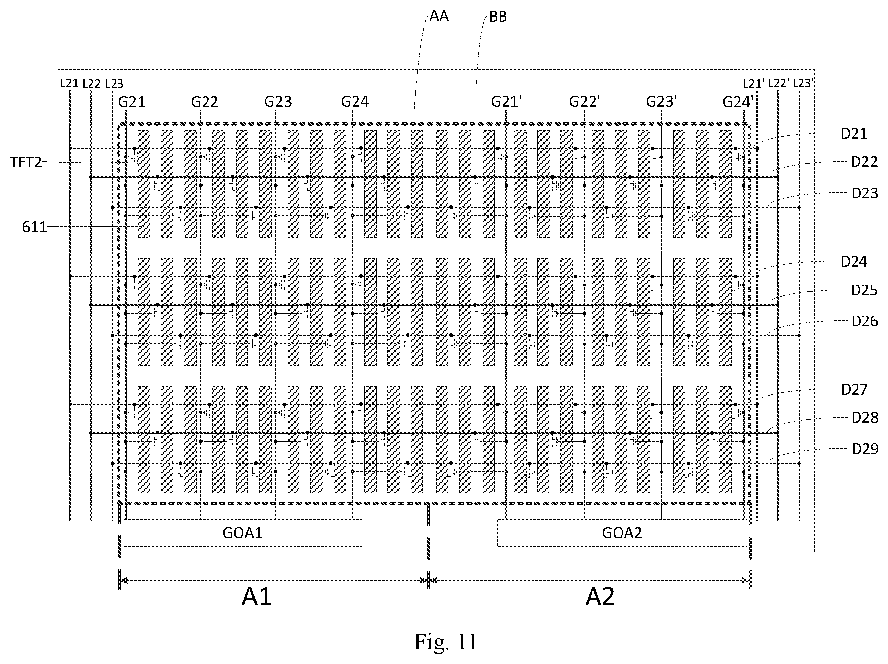 Patent US12366777 Figure 7 – Liquid crystal grating and driving method therefor, and 3D display device
