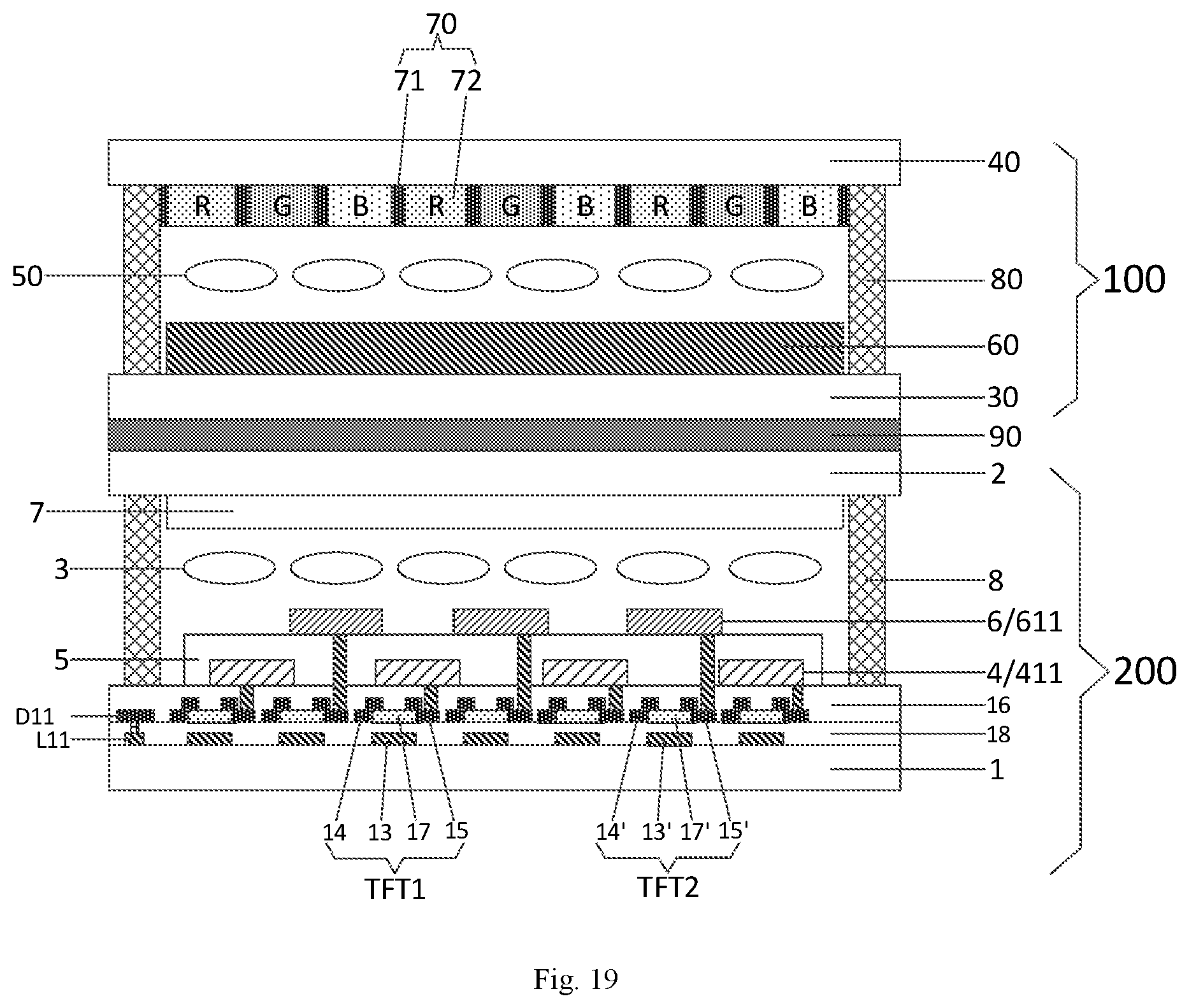 Patent US12366777 Figure 12 – Liquid crystal grating and driving method therefor, and 3D display device