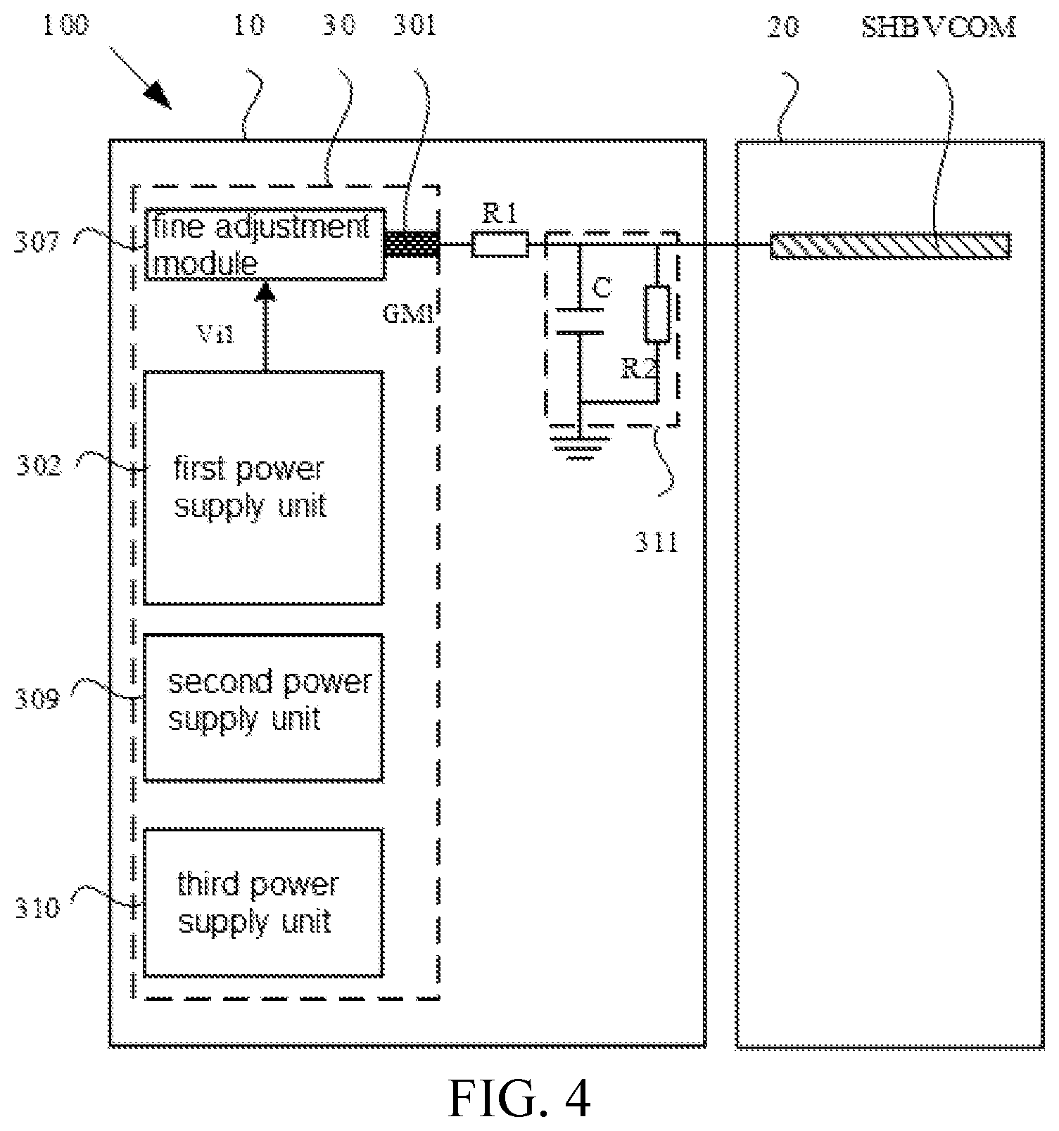 Patent US12366778 Figure 3 – Display module without voltage conversion chip, manufacturing method thereof, and electronic terminal