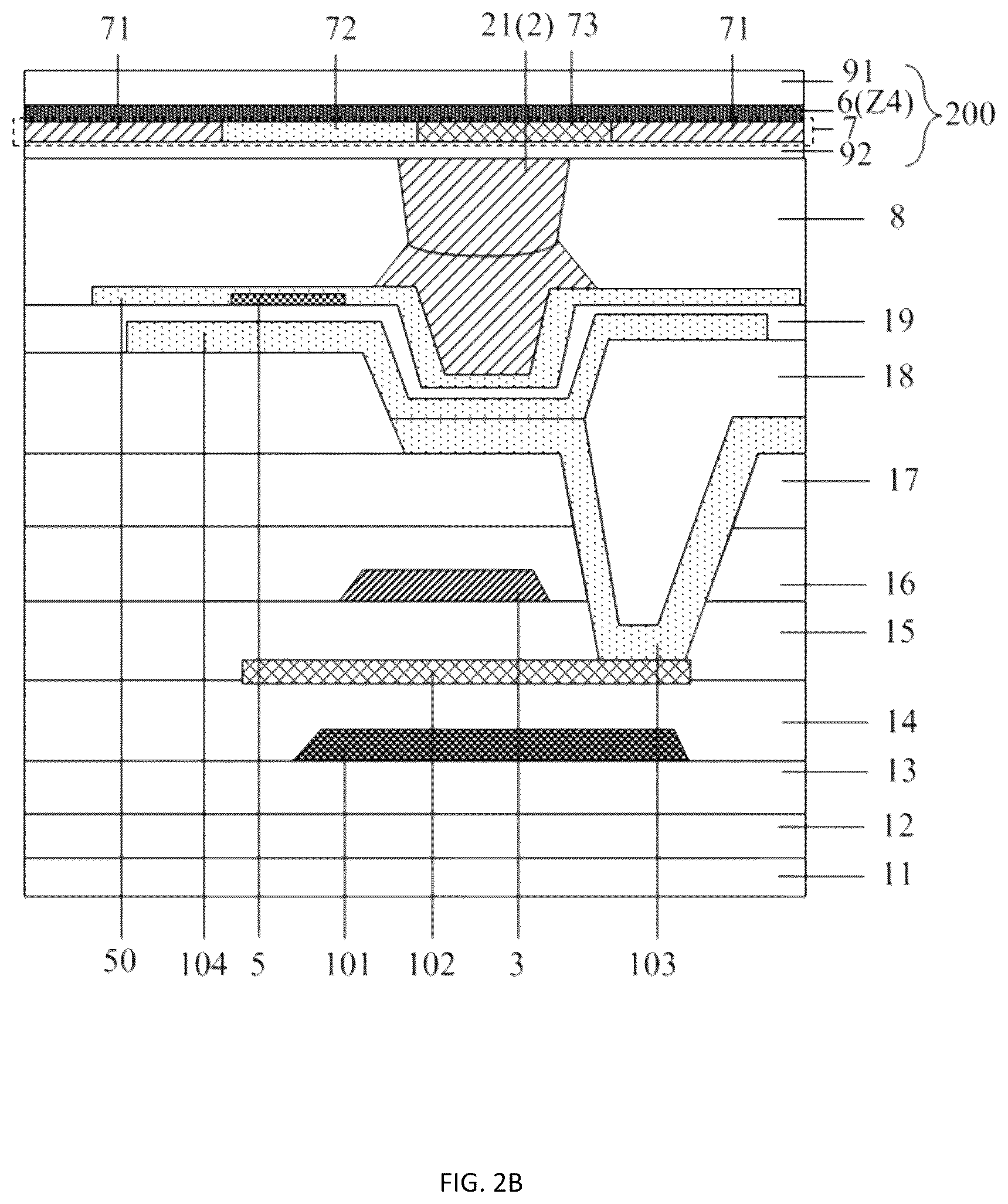 Patent US12366779 Figure 3 – Display panel comprising a blocking structure and a spacer and display apparatus
