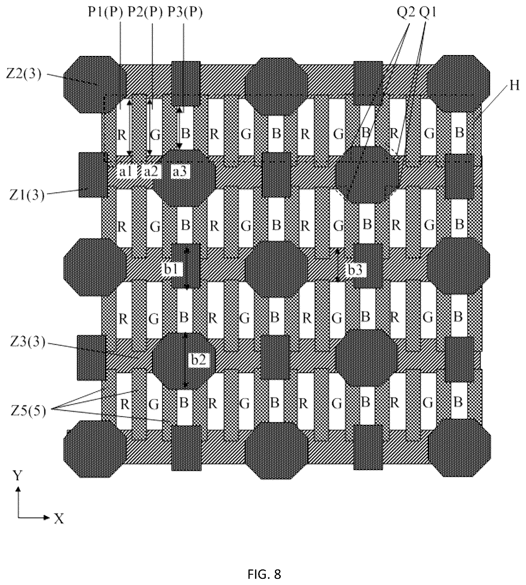 Patent US12366779 Figure 15 – Display panel comprising a blocking structure and a spacer and display apparatus