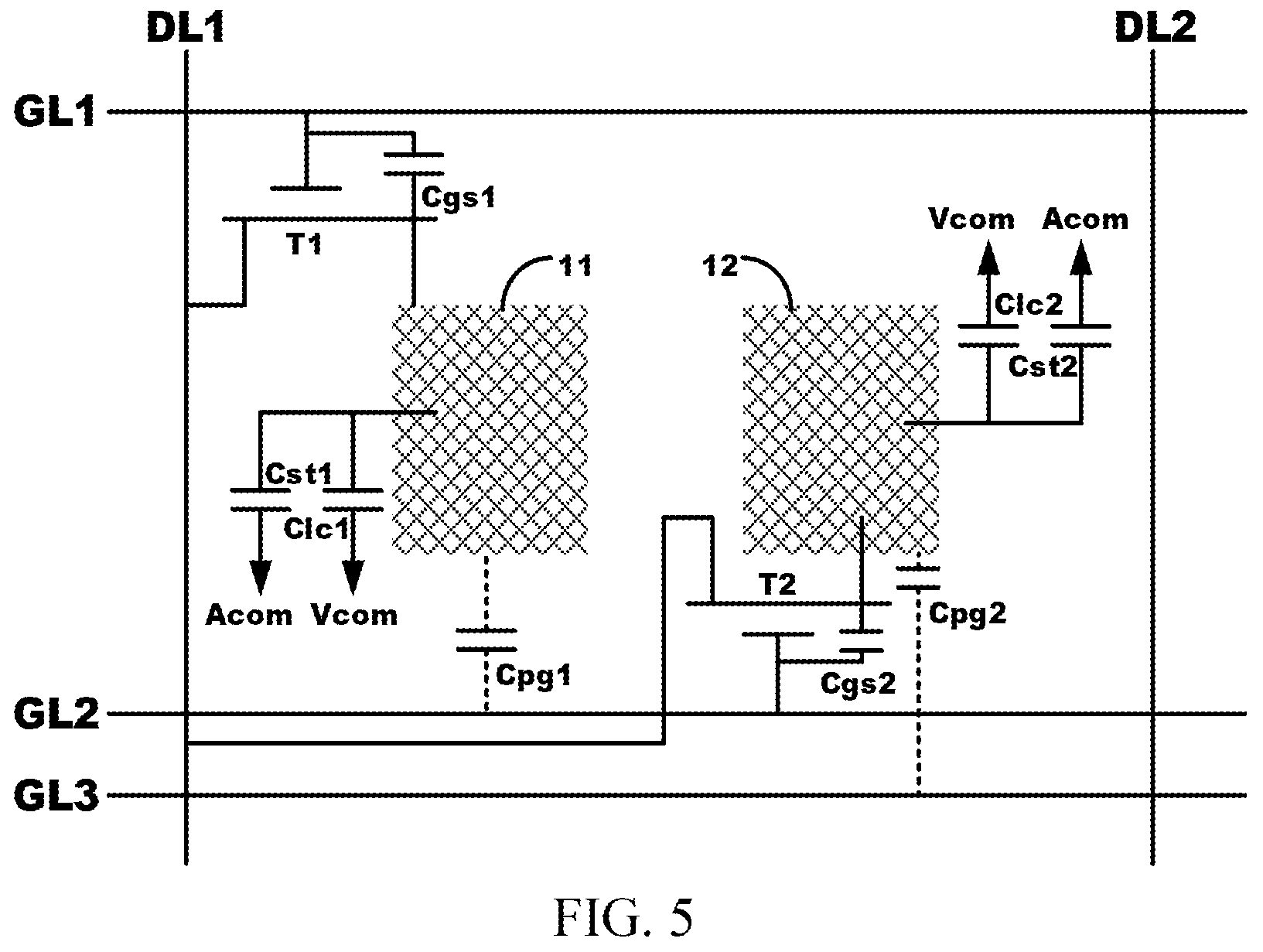 Patent US12366780 Figure 3 – Pixel structure and display panel