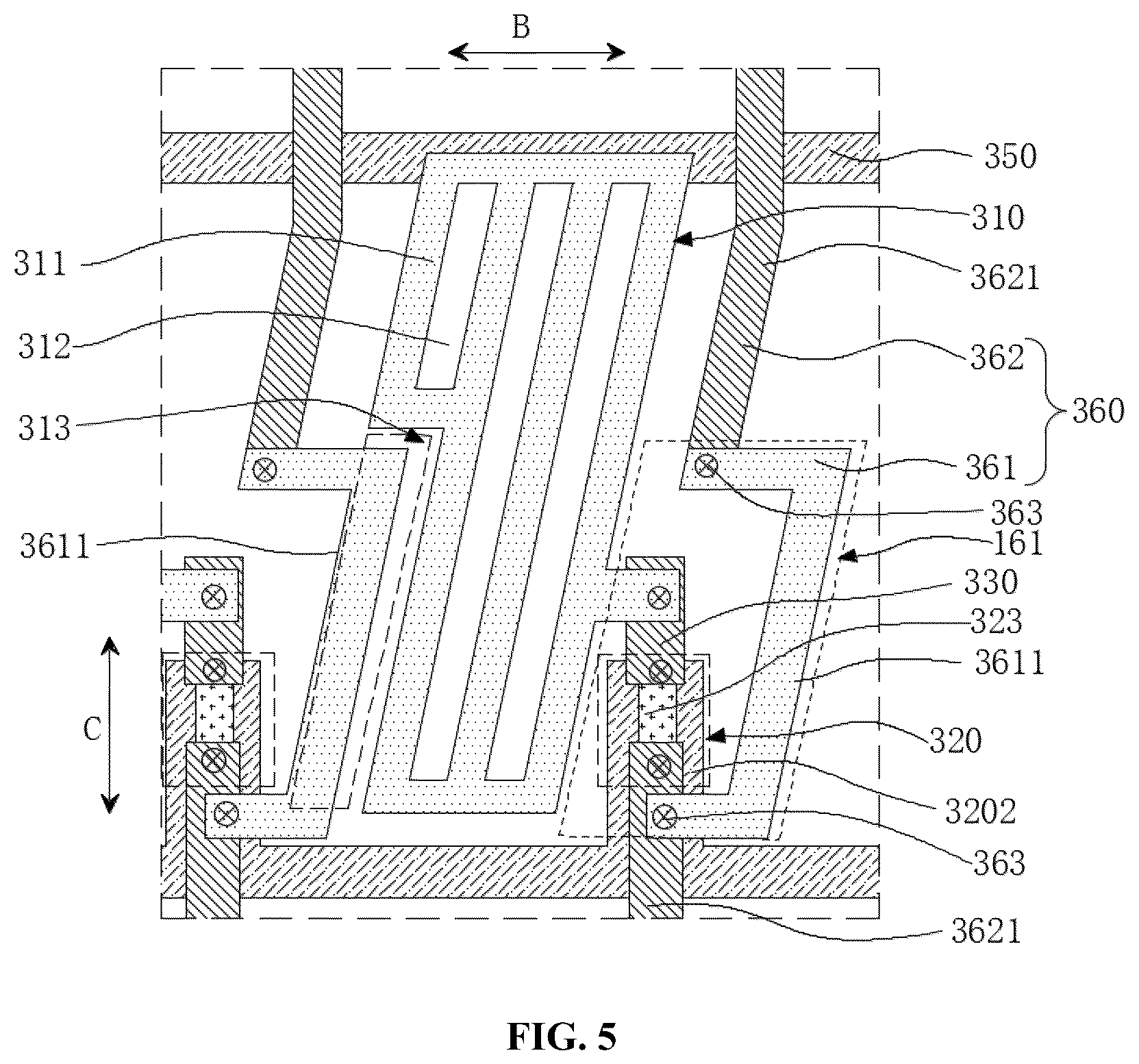 Patent US12366781 Figure 3 – Array substrate and display apparatus