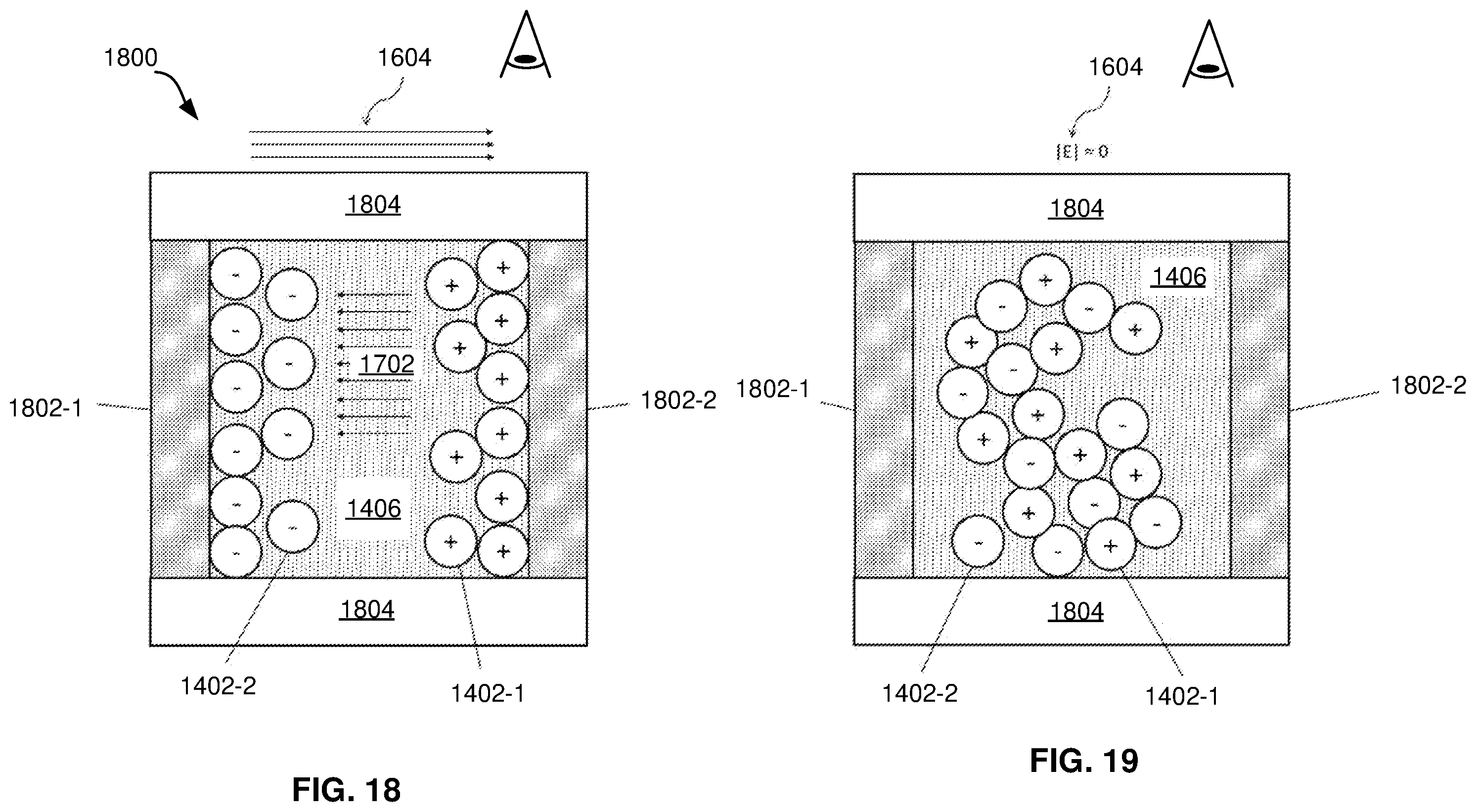 Patent US12366787 Figure 14 – Optical activation of chemical entities in electrophoretic dispersions for display devices