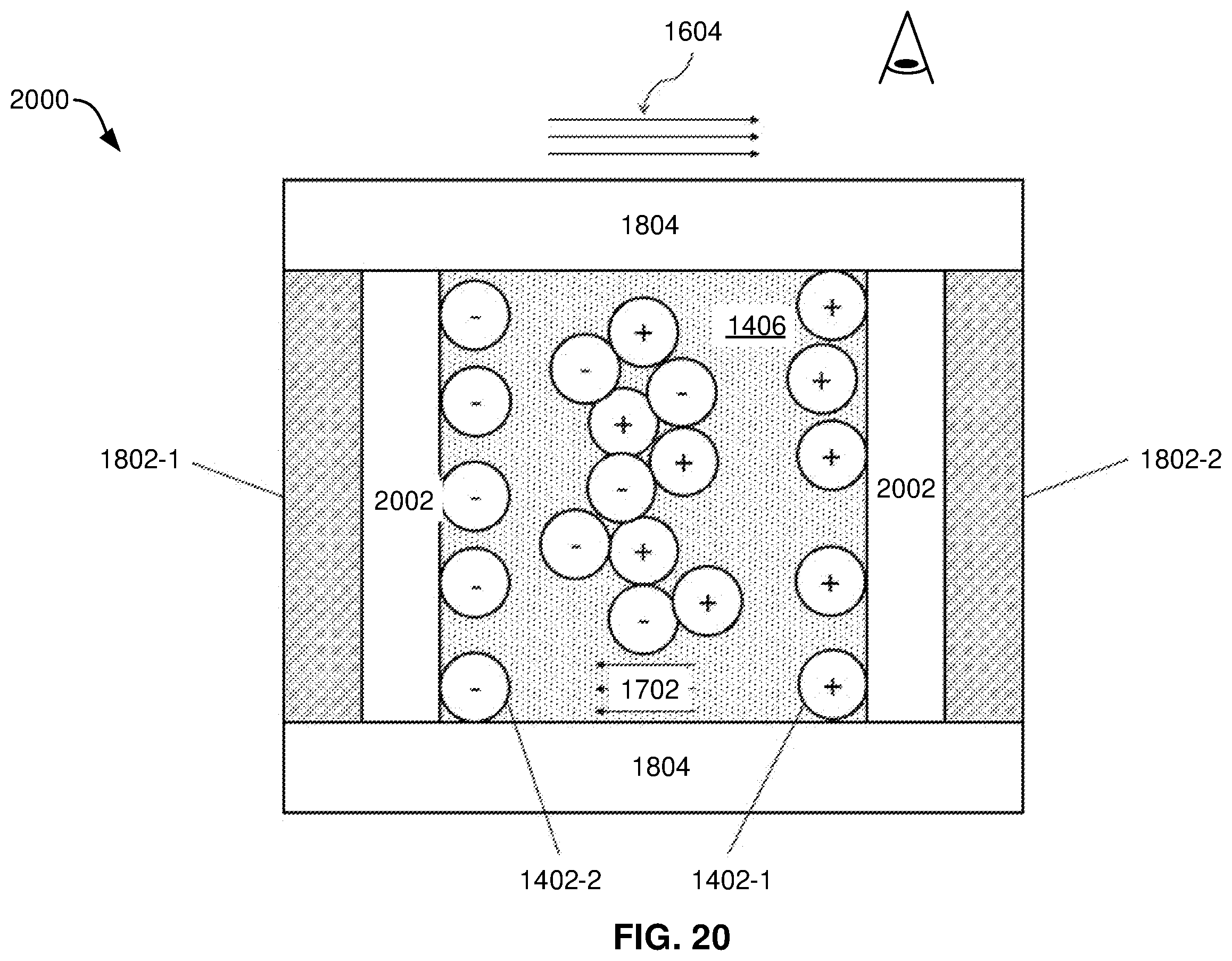 Patent US12366787 Figure 16 – Optical activation of chemical entities in electrophoretic dispersions for display devices