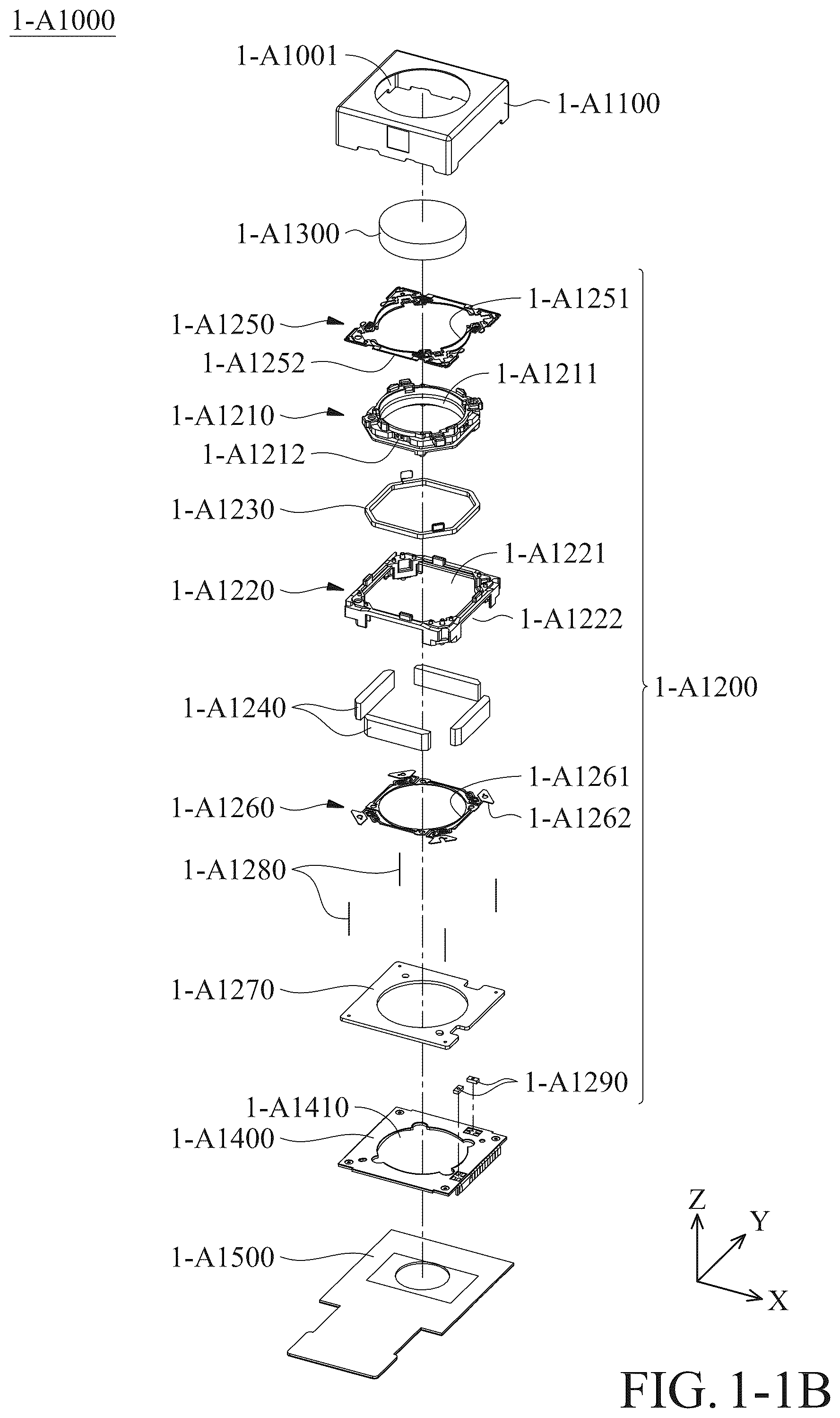 Patent US12366789 Figure 2 – Aperture unit