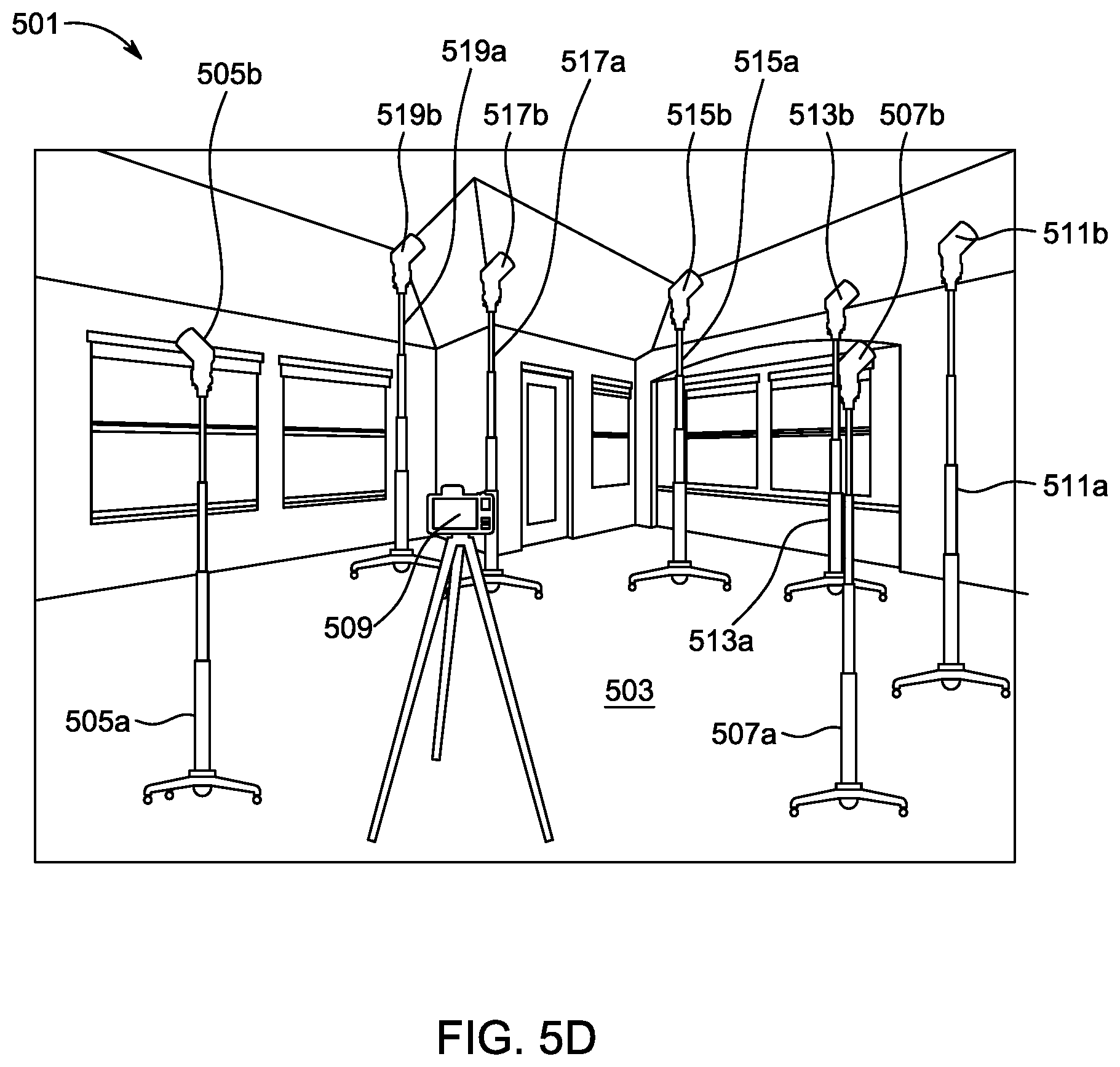 Patent US12366790 Figure 9 – Deployable multiple lighting system for residential and commercial interior photography and method thereof