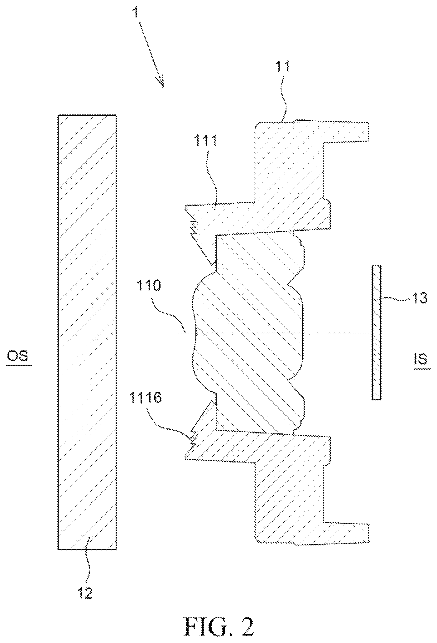 Patent US12366791 Figure 2 – Lens barrel and optical recognition device