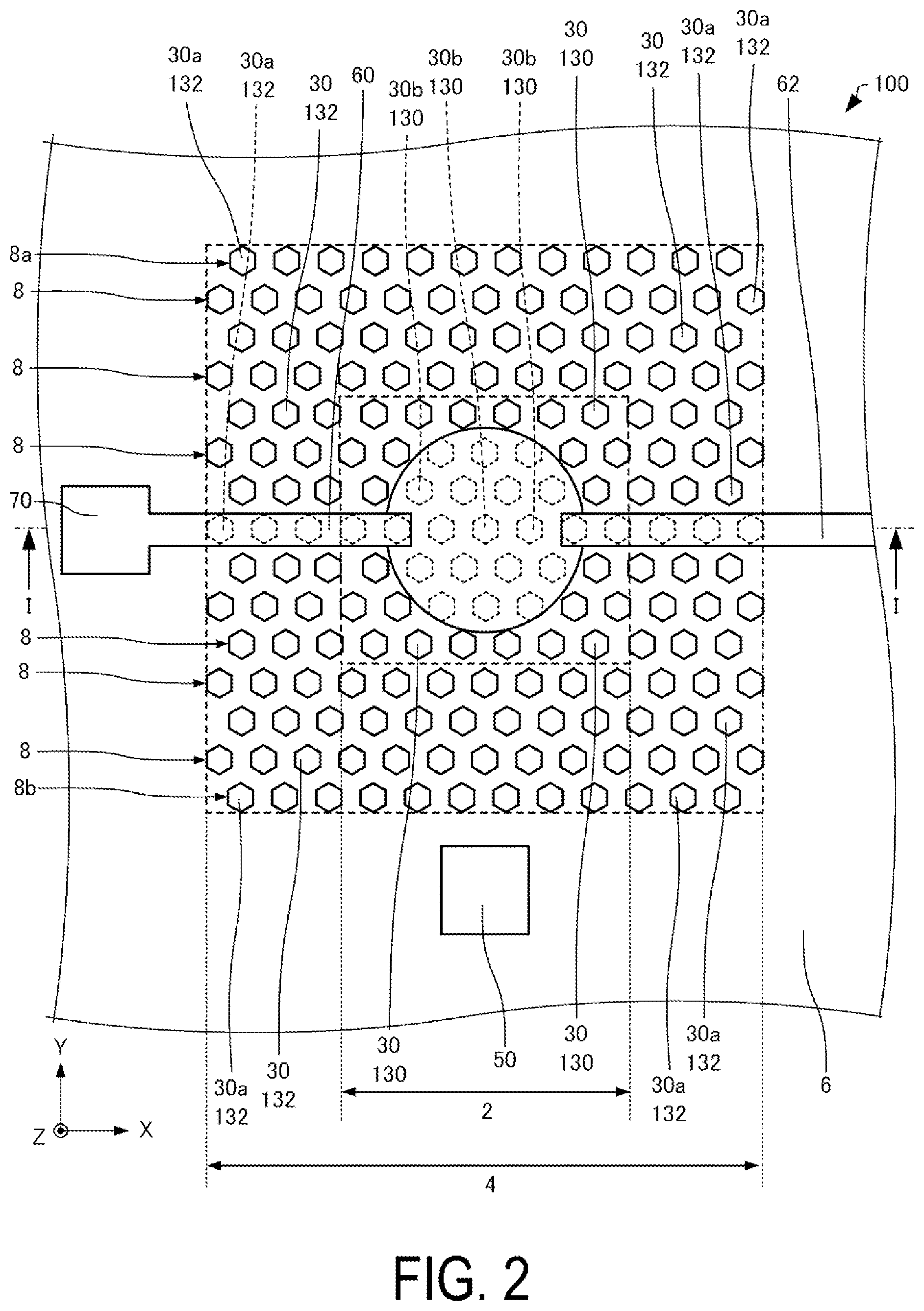 Patent US12366795 Figure 2 – Light-emitting device and manufacturing method thereof, projector, and display