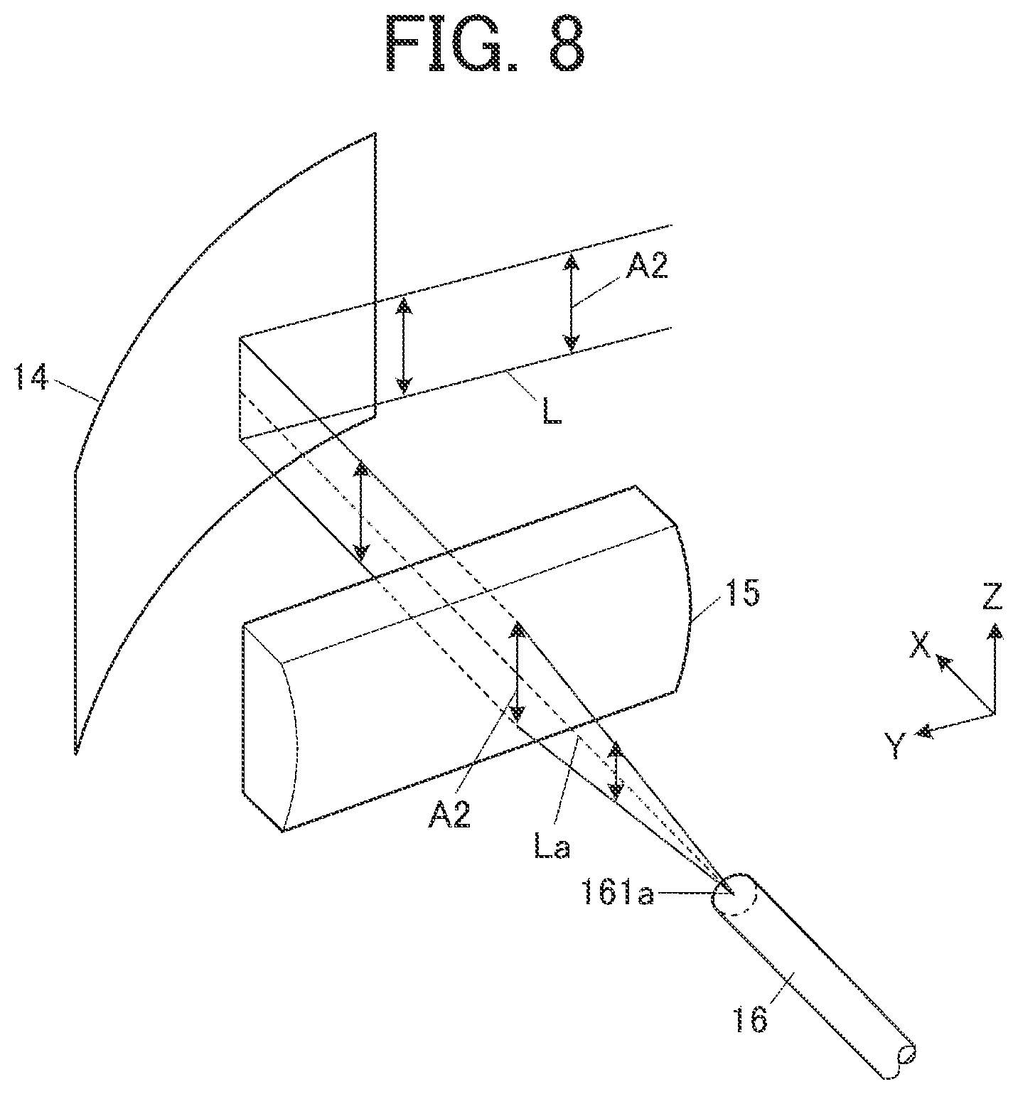 Patent US12366796 Figure 7 – Light source device and projection device