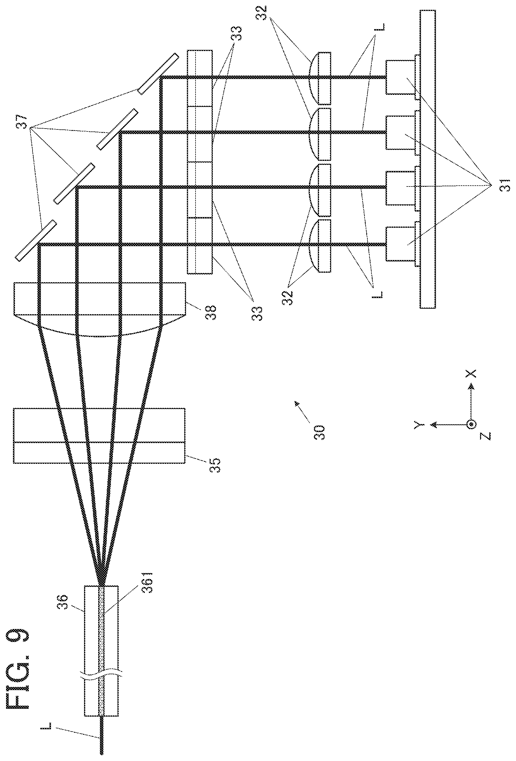 Patent US12366796 Figure 8 – Light source device and projection device