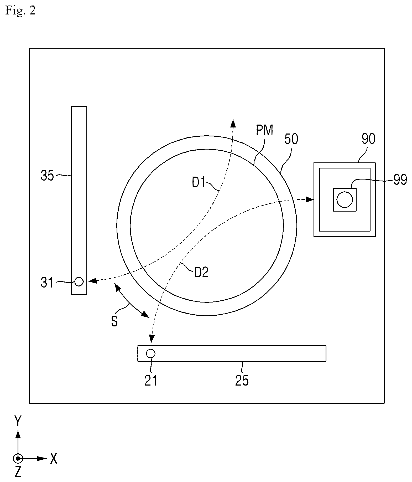 Patent US12366799 Figure 2 – Apparatus for correcting photomask and method thereof