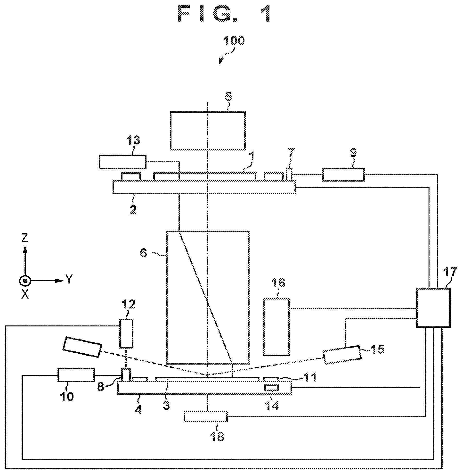 Patent US12366812 Figure 1 – Detection apparatus, detection method, exposure apparatus and article manufacturing method