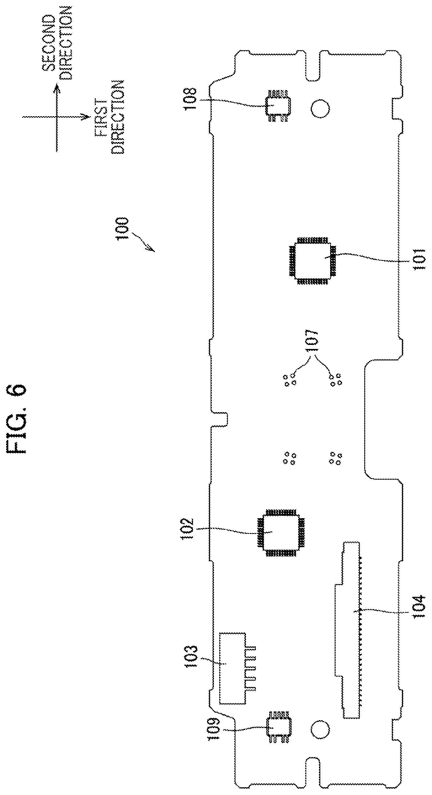 Patent US12366814 Figure 6 – Scanning optical device including first semiconductor laser, second semiconductor laser, first optical sensor, and second optical sensor which are mounted on circuit board
