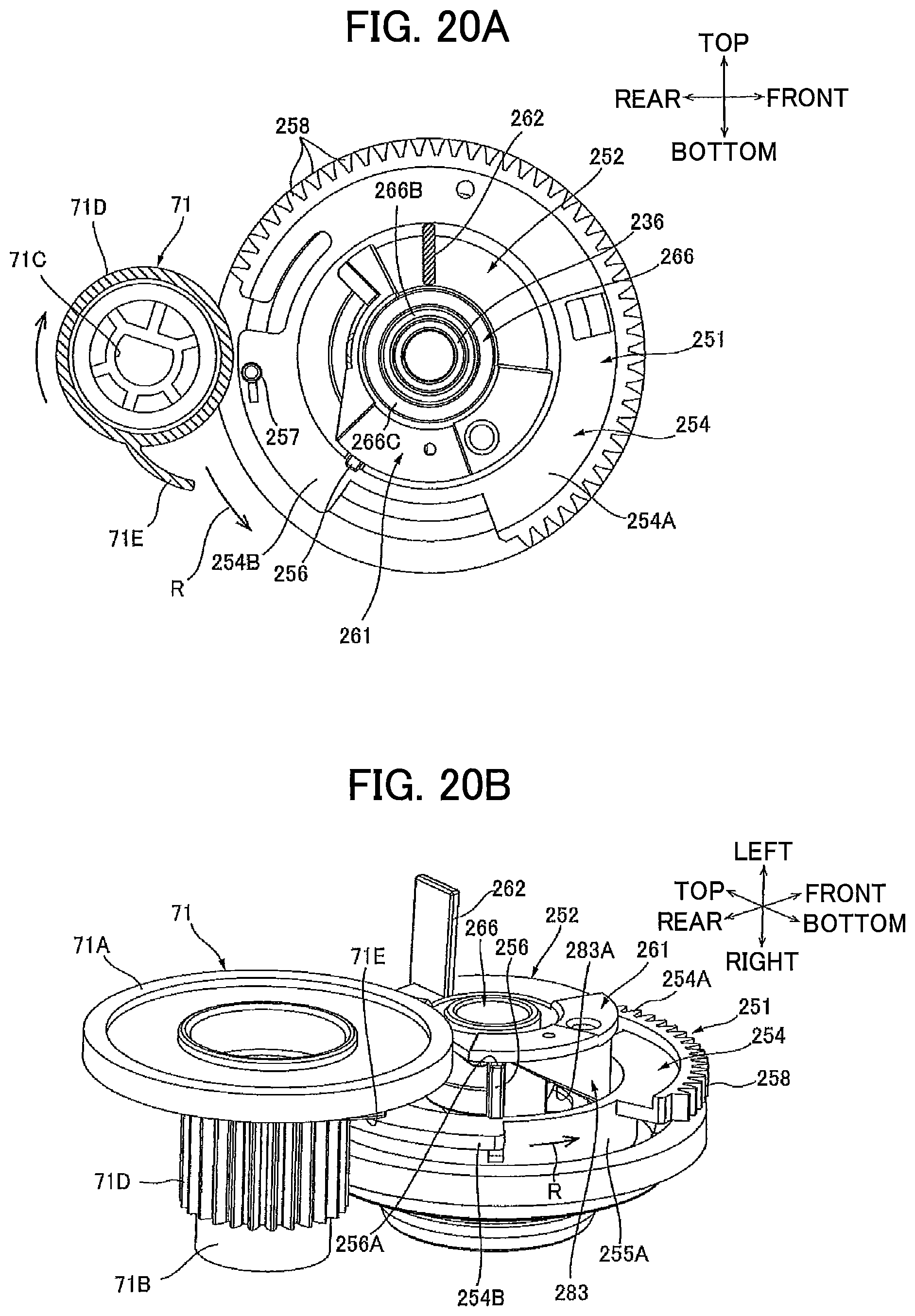 Patent US12366817 Figure 20 – Developing cartridge including protrusion positioned at outer surface of casing