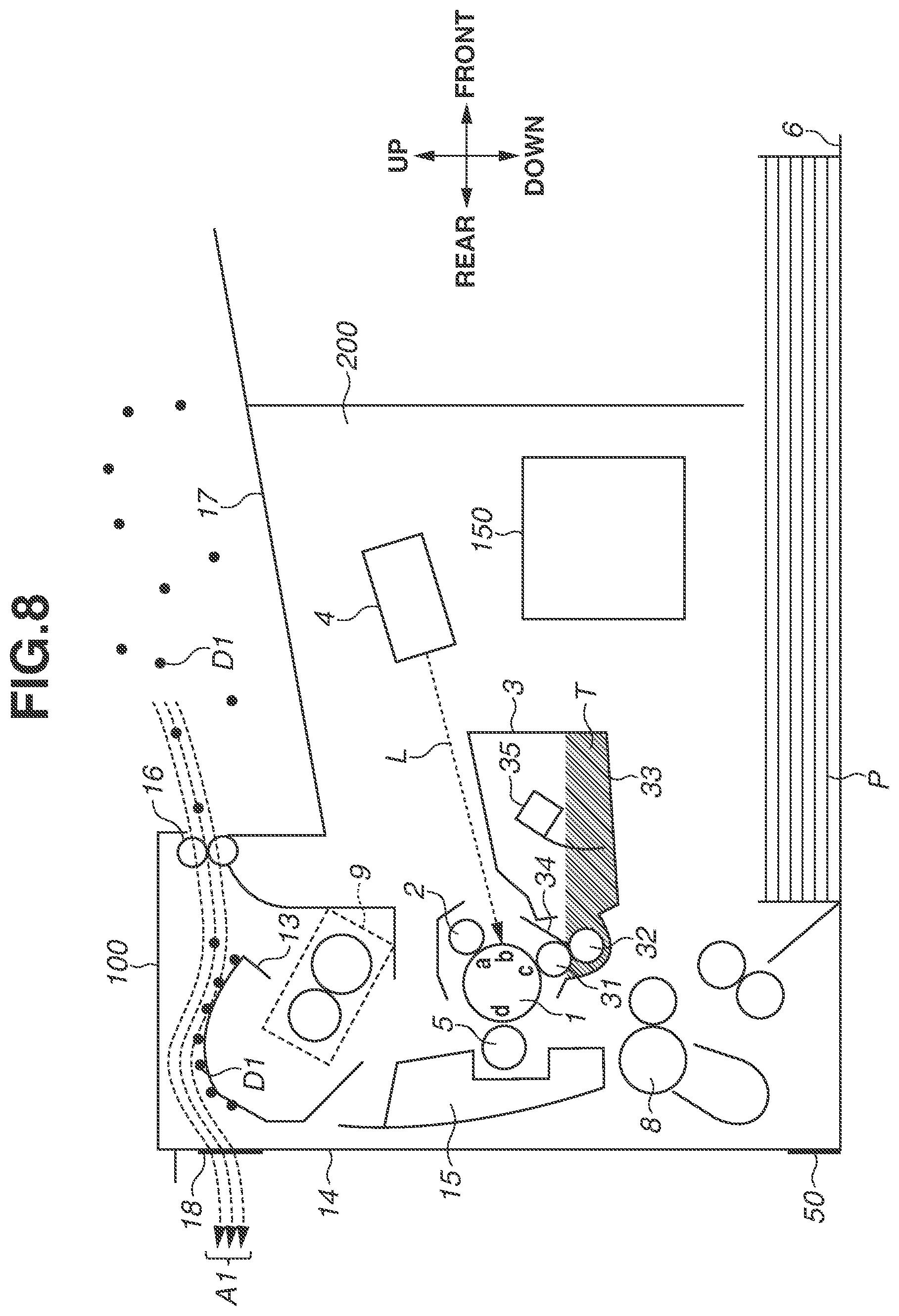 Patent US12366819 Figure 8 – Image forming apparatus