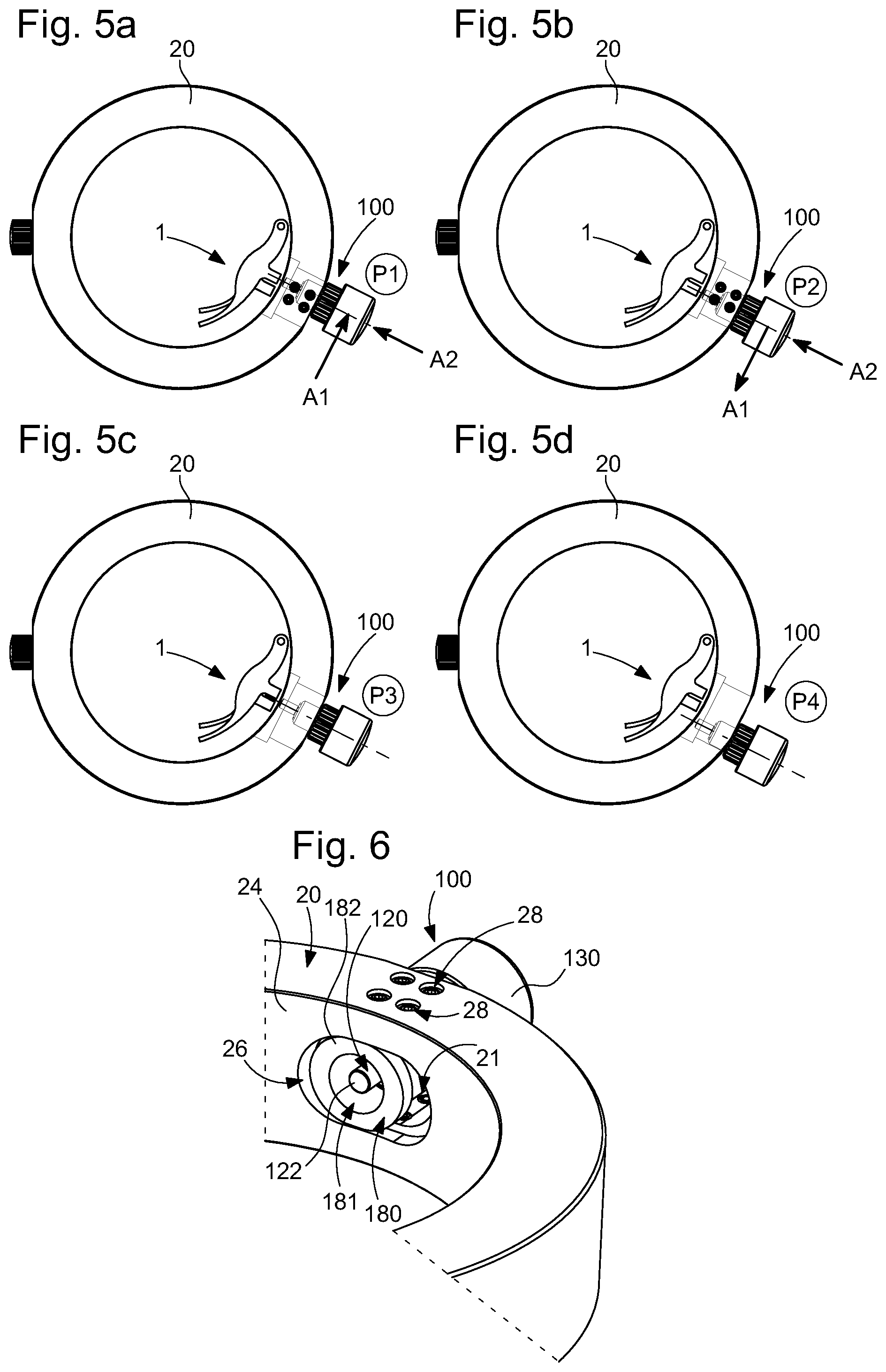 Patent US12366825 Figure 3 – Timepiece case comprising a correction member