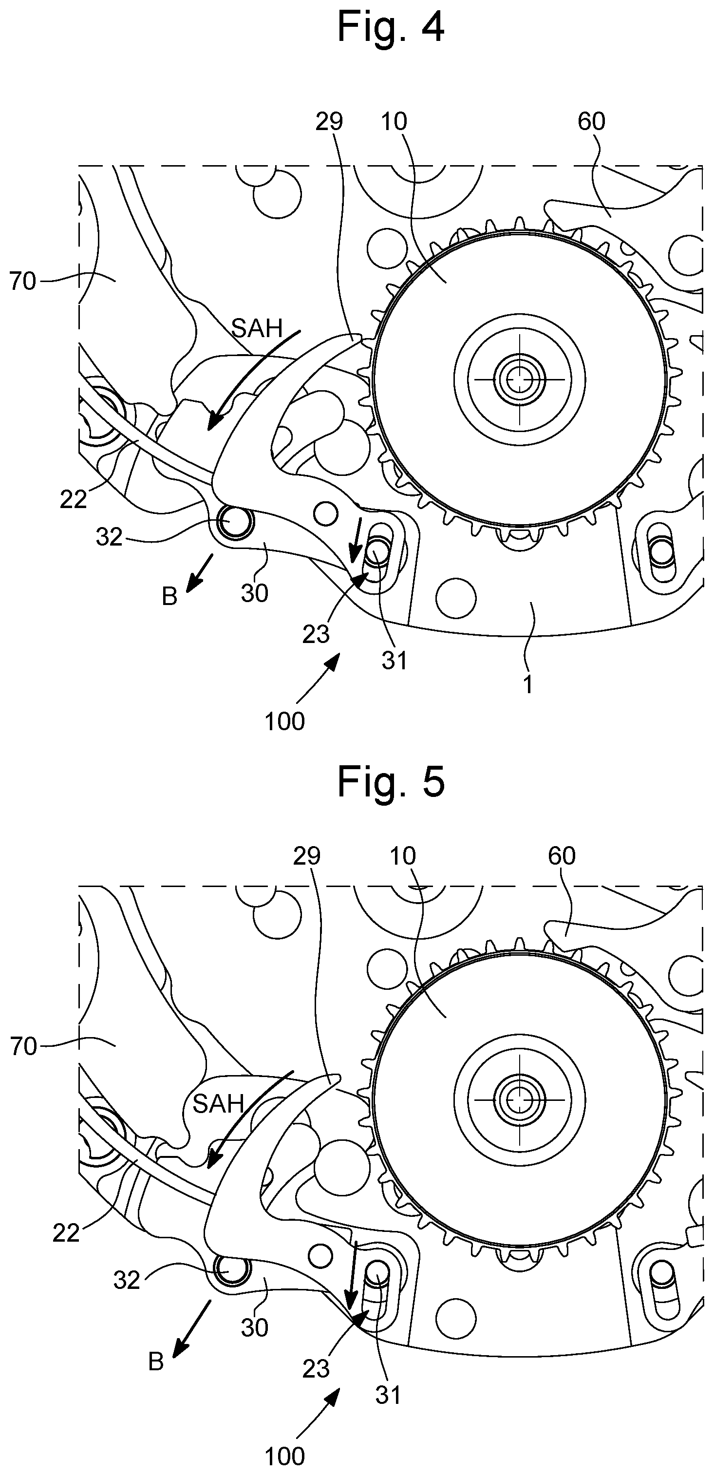 Patent US12366827 Figure 3 – Time zone correction mechanism for a timepiece
