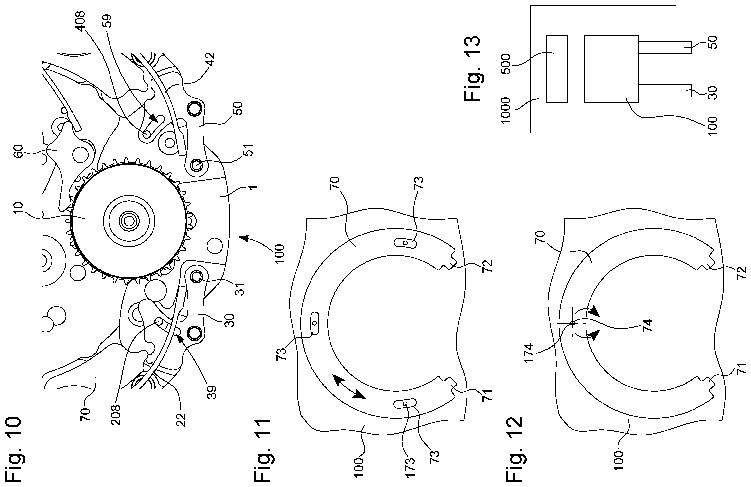 Patent US12366827 Figure 6 – Time zone correction mechanism for a timepiece