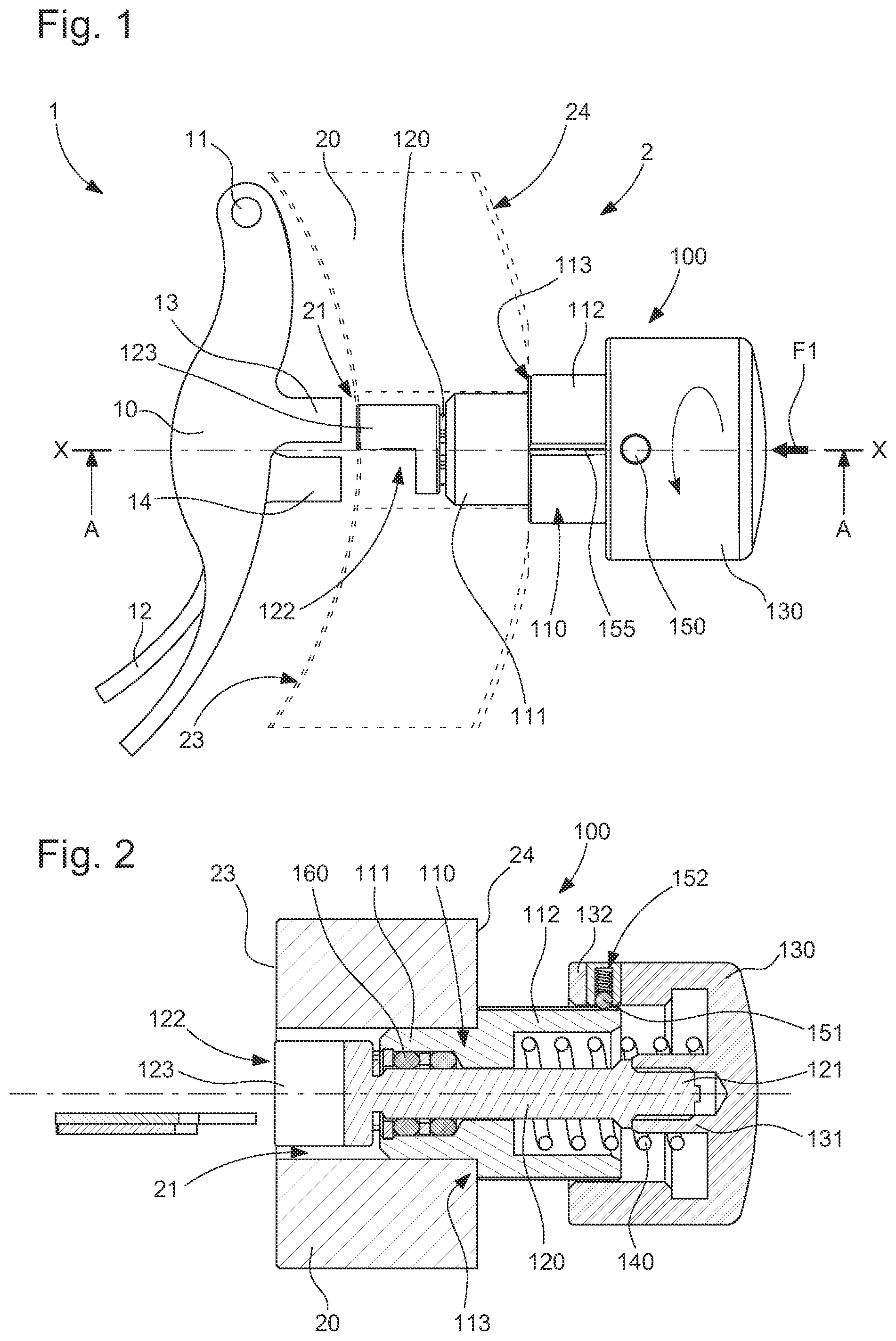 Patent US12366828 Figure 1 – Multifunction correction device for a timepiece and timepiece comprising such a multifunction correction device