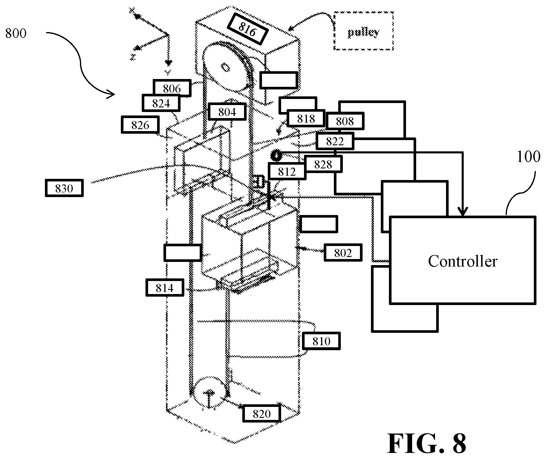 Patent US12366834 Figure 19 – Device for controlling a system with polynomial dynamics