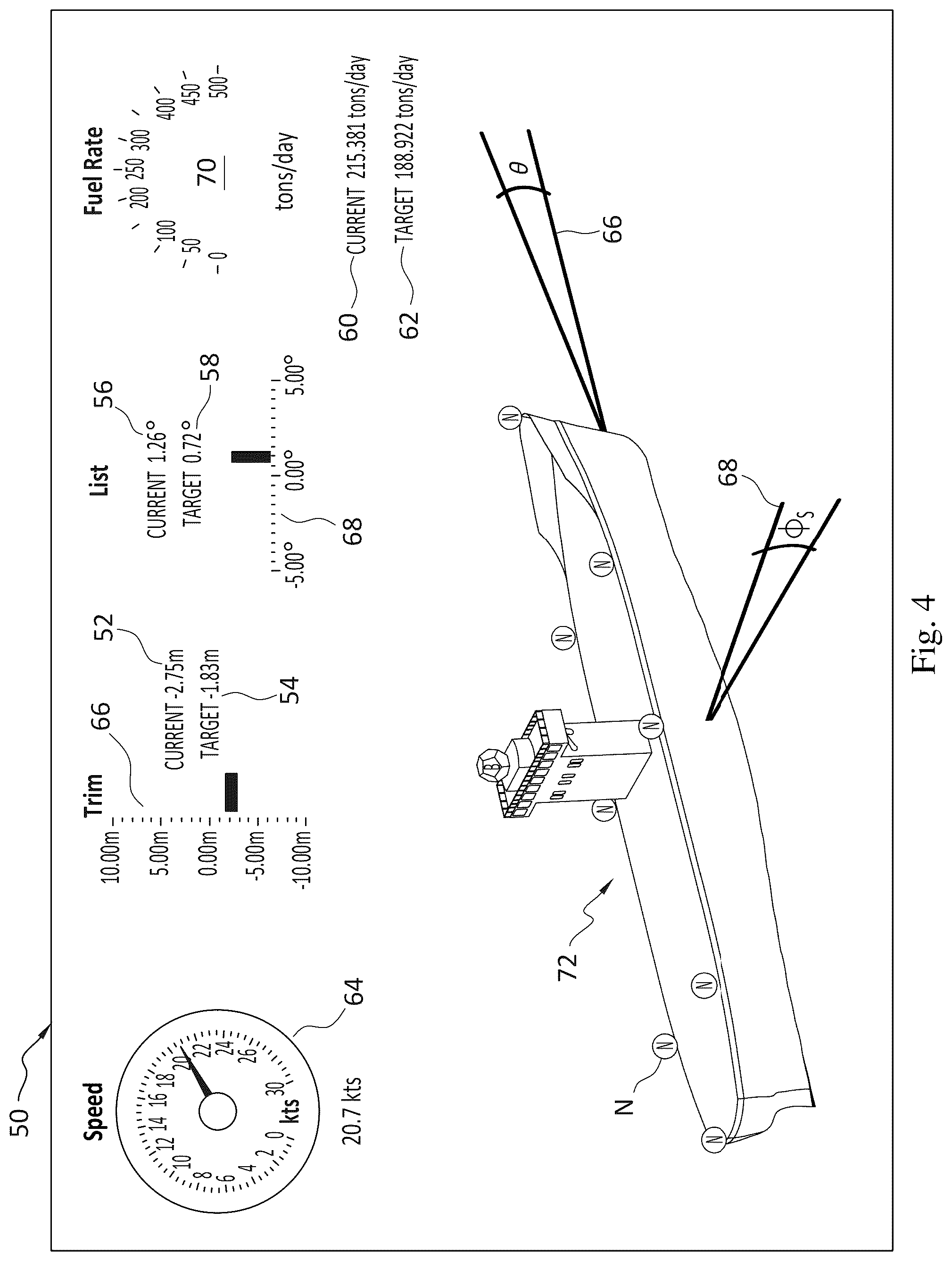 Patent US12366837 Figure 4 – Trim management system