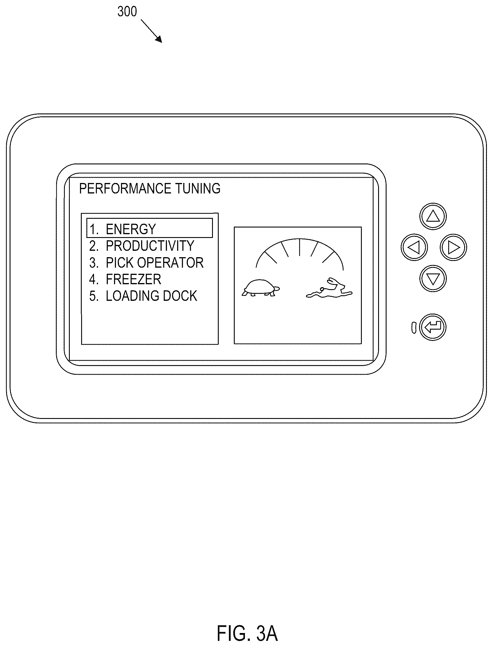 Patent US12366844 Figure 3 – Performance tuning of a materials handling vehicle