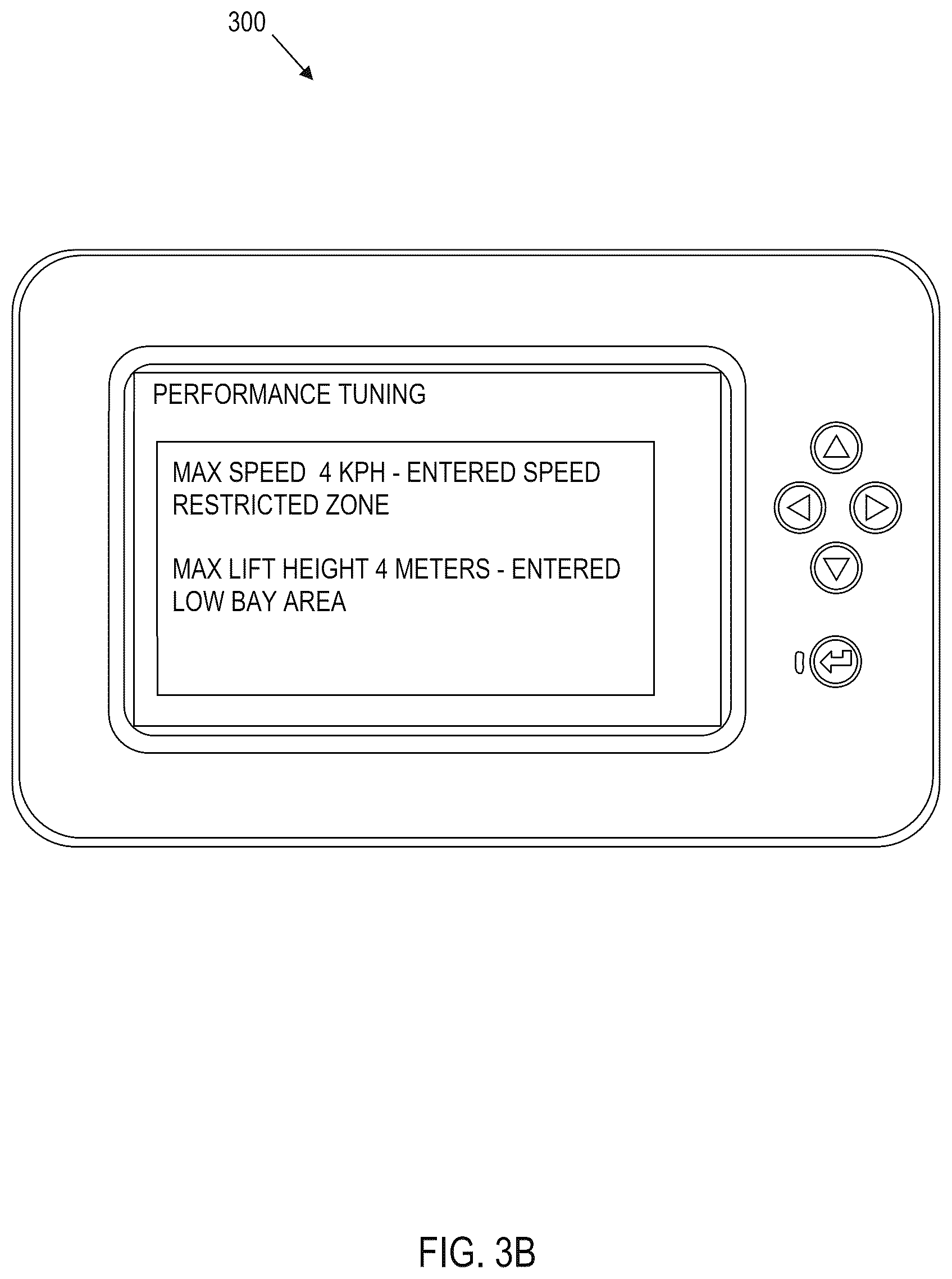 Patent US12366844 Figure 4 – Performance tuning of a materials handling vehicle