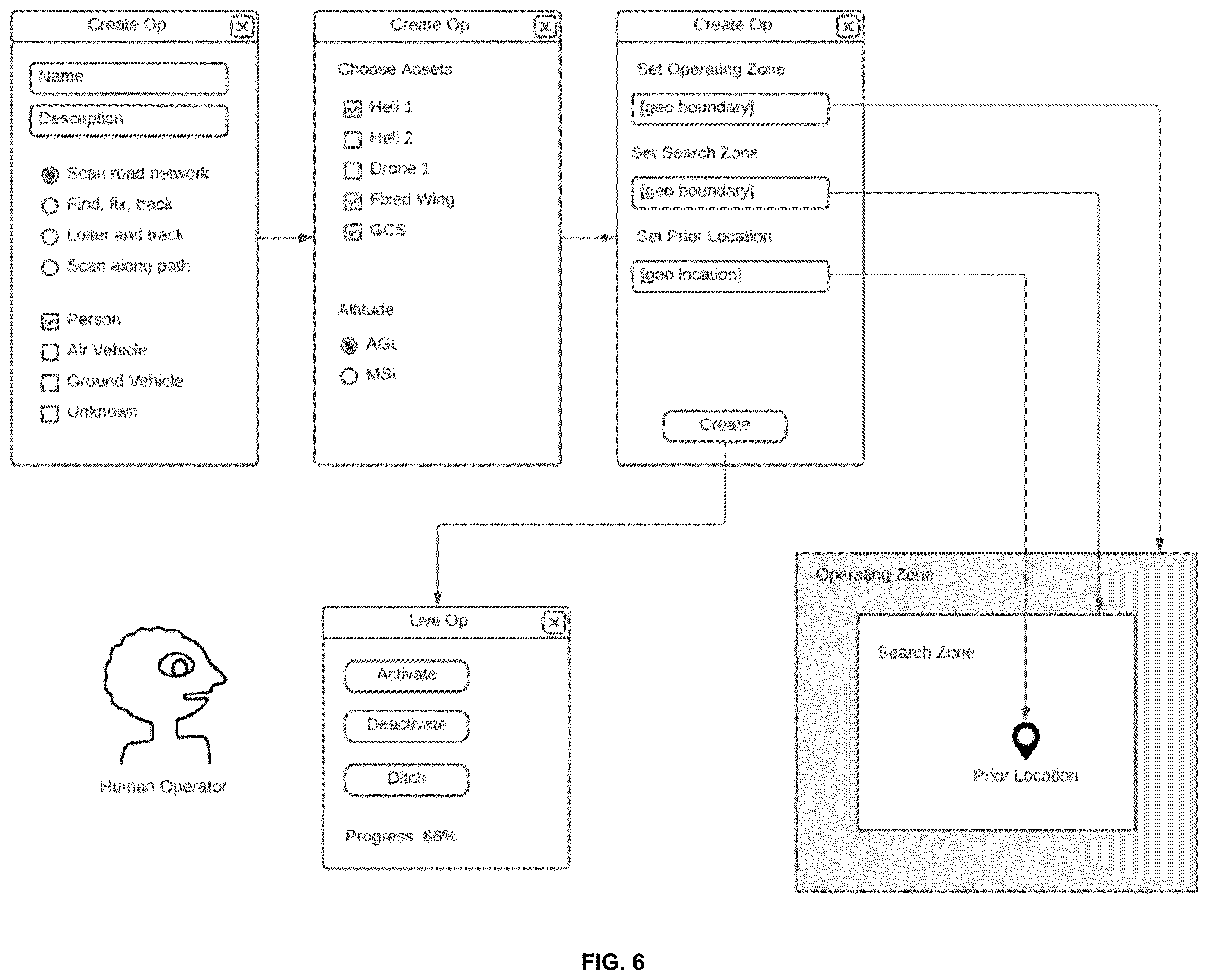 Patent US12366854 Figure 10 – Grouping a set of assets to perform an operation