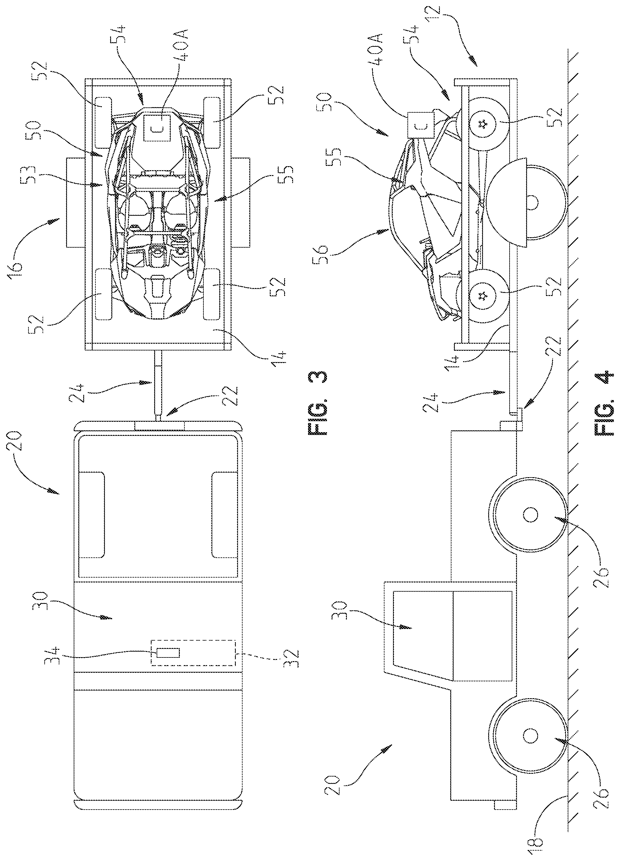 Patent US12366855 Figure 2 – Environment monitoring system and method for a towed recreational vehicle