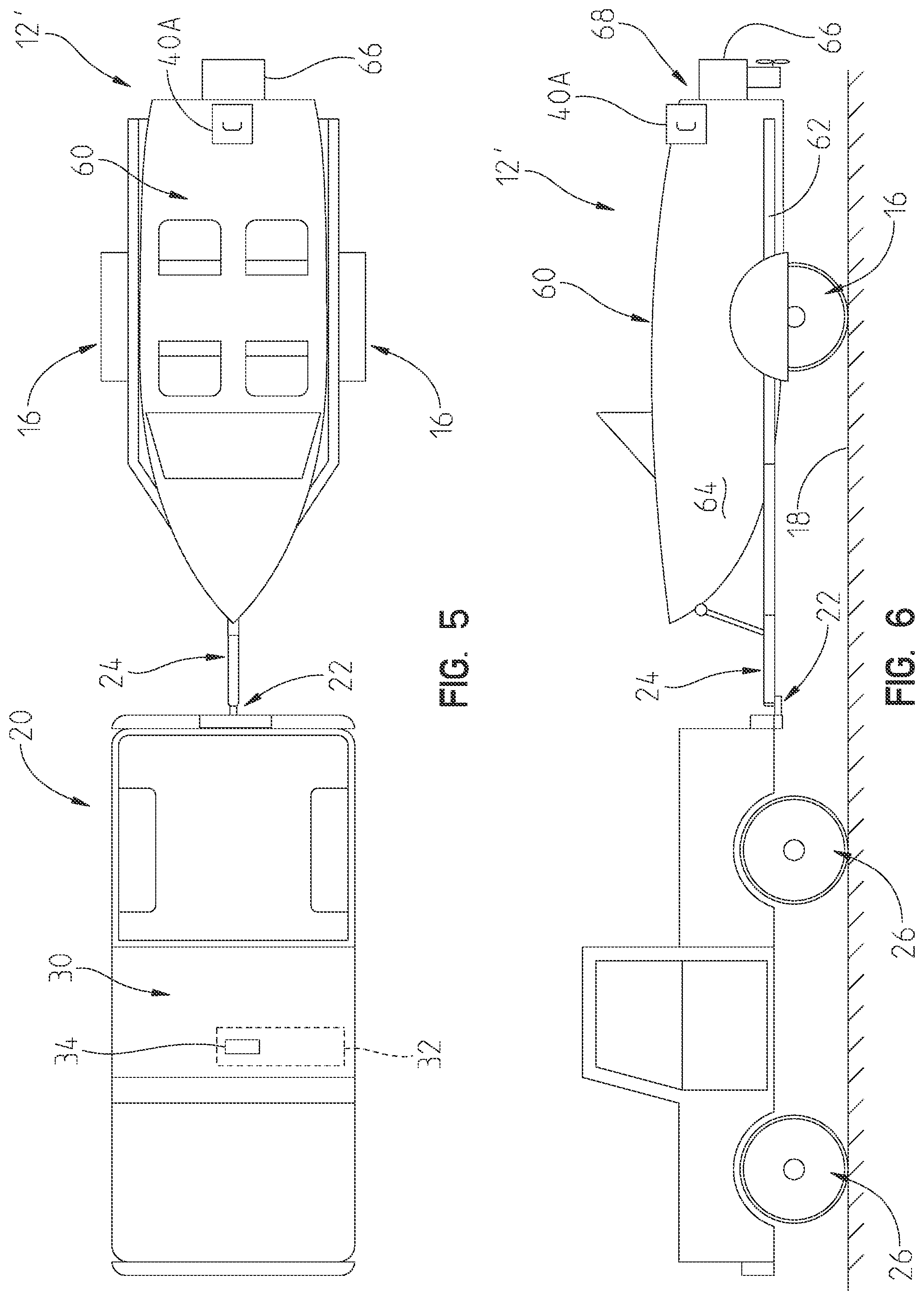Patent US12366855 Figure 3 – Environment monitoring system and method for a towed recreational vehicle