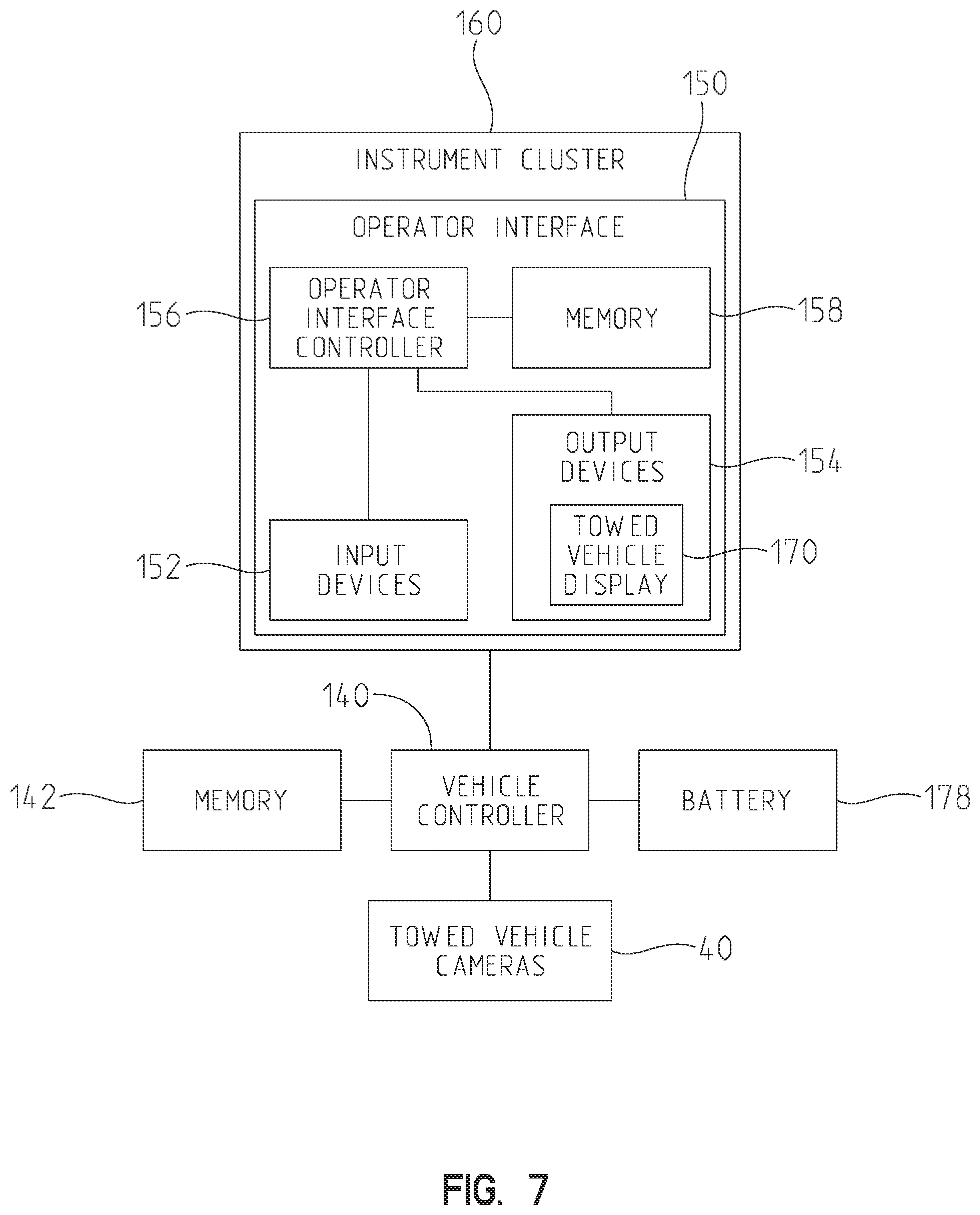 Patent US12366855 Figure 4 – Environment monitoring system and method for a towed recreational vehicle