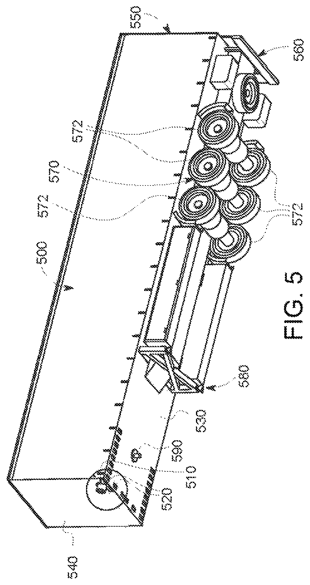 Patent US12366856 Figure 5 – Systems and methods for automated operation and handling of autonomous trucks and trailers hauled thereby