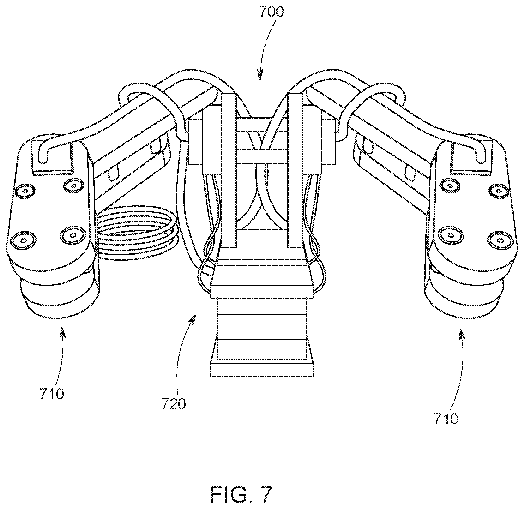 Patent US12366856 Figure 7 – Systems and methods for automated operation and handling of autonomous trucks and trailers hauled thereby