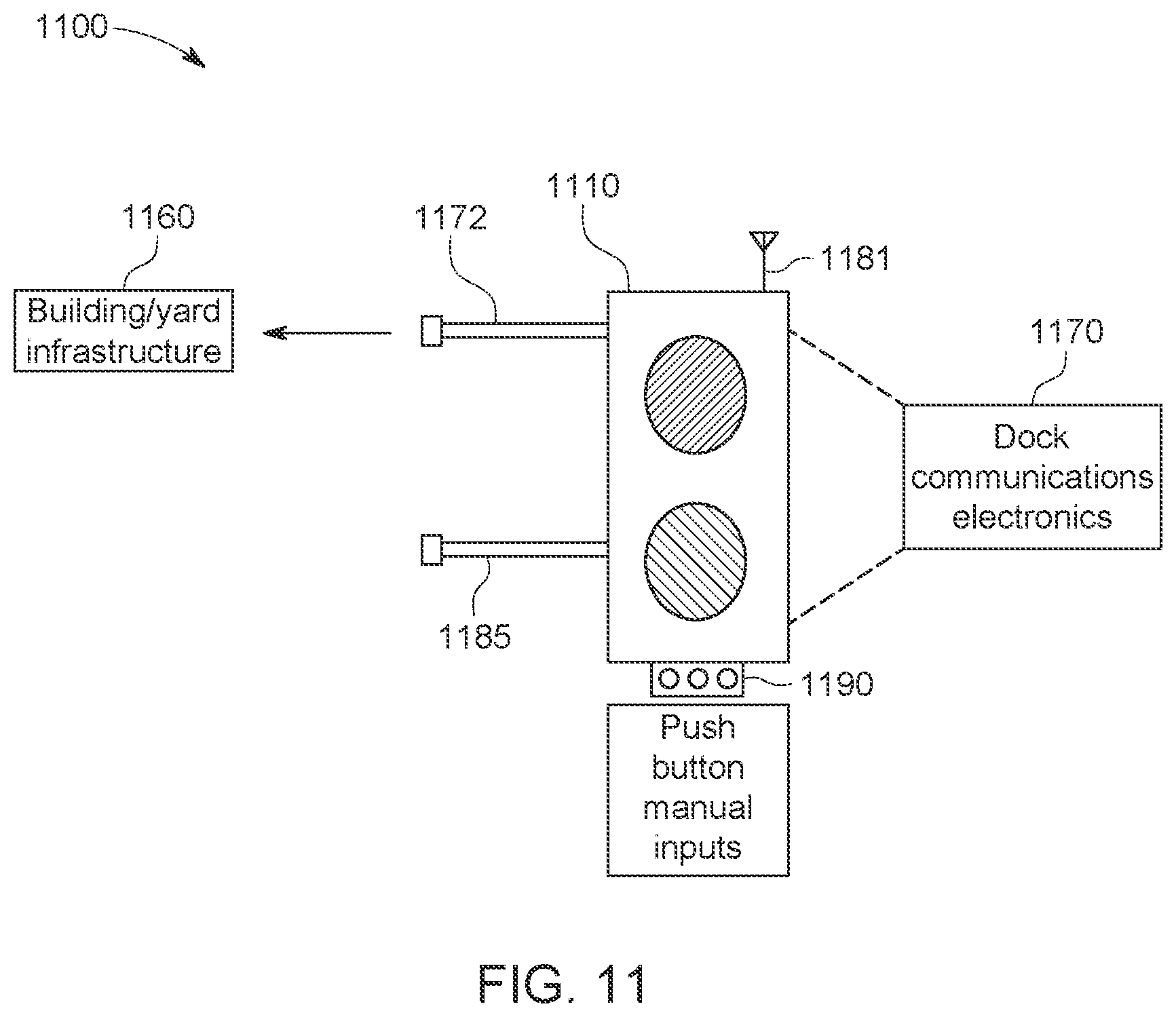 Patent US12366856 Figure 17 – Systems and methods for automated operation and handling of autonomous trucks and trailers hauled thereby