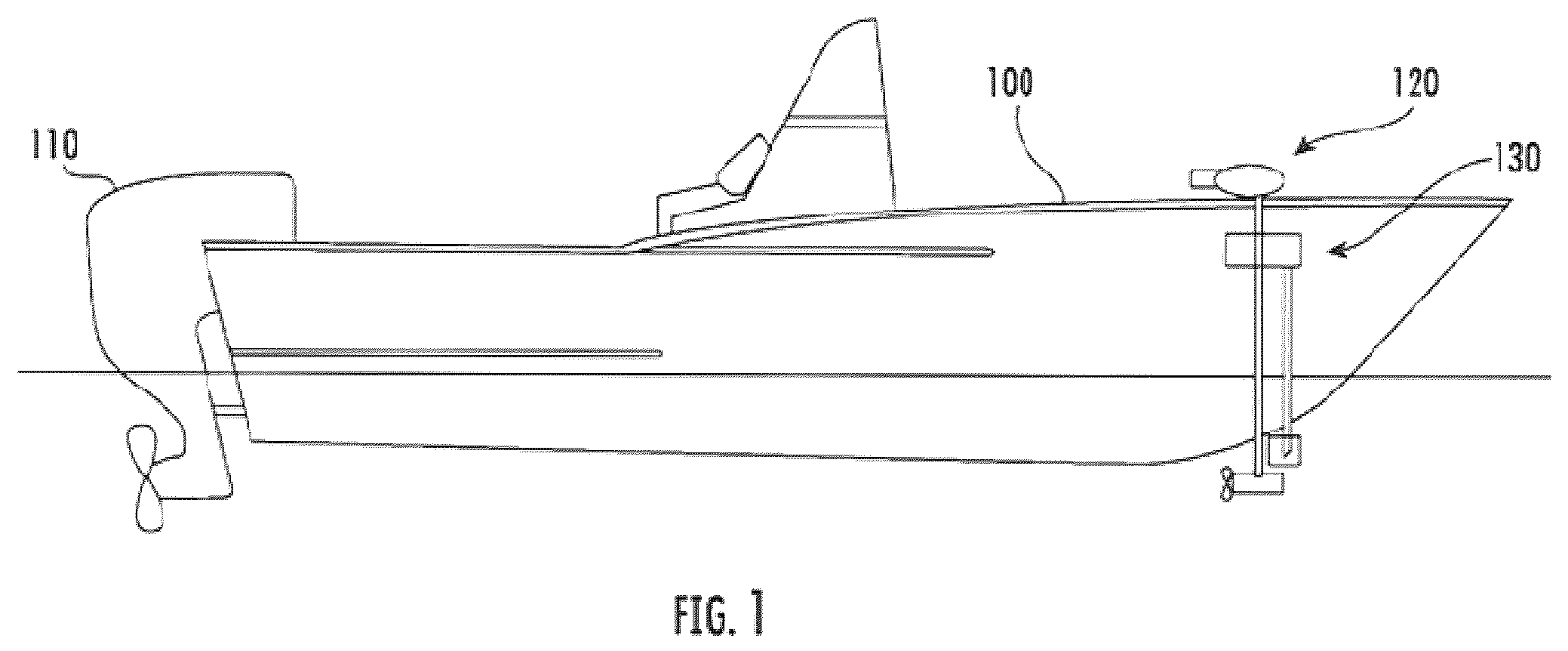Patent US12366859 Figure 1 – Trolling motor and sonar device directional control