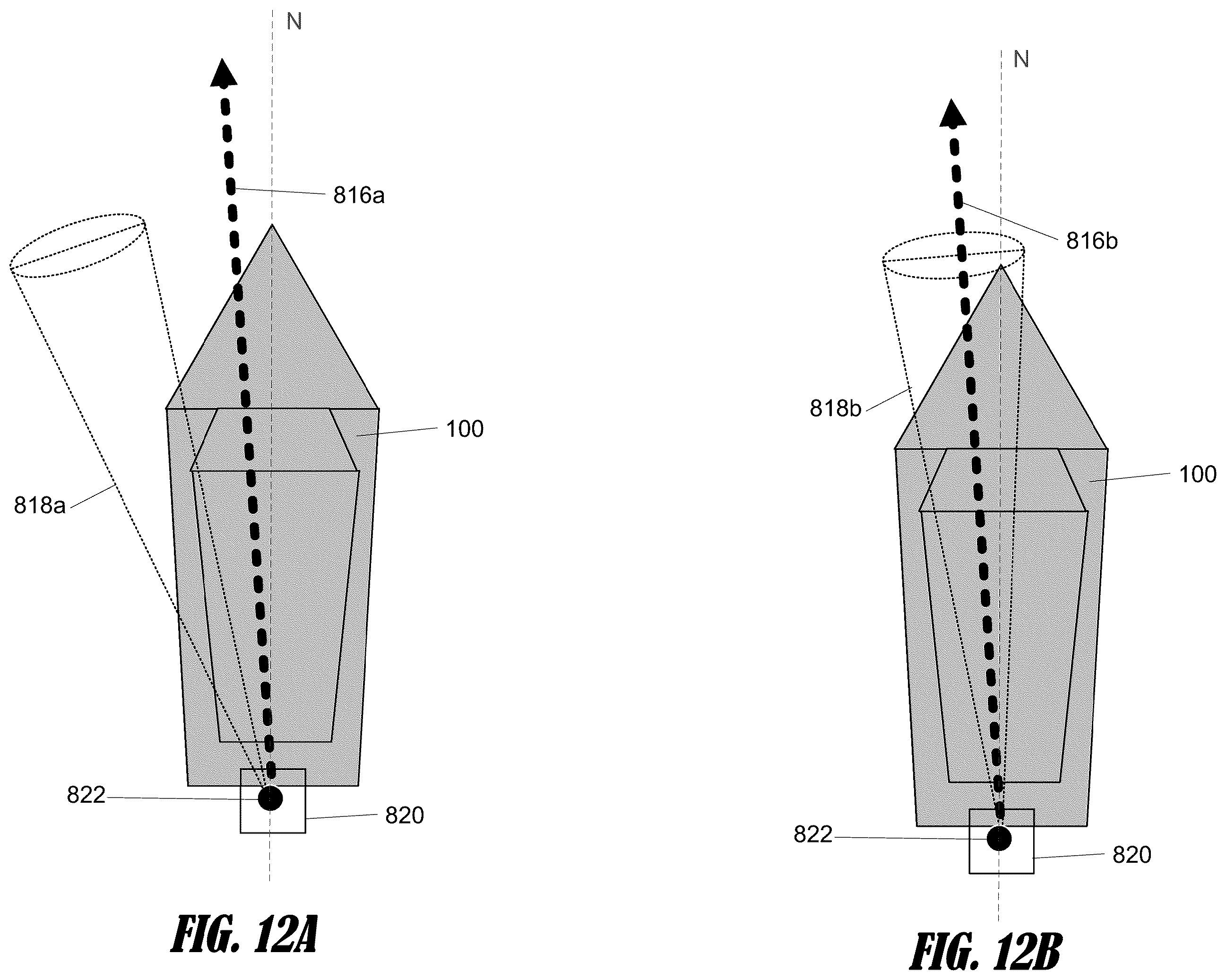 Patent US12366859 Figure 11 – Trolling motor and sonar device directional control