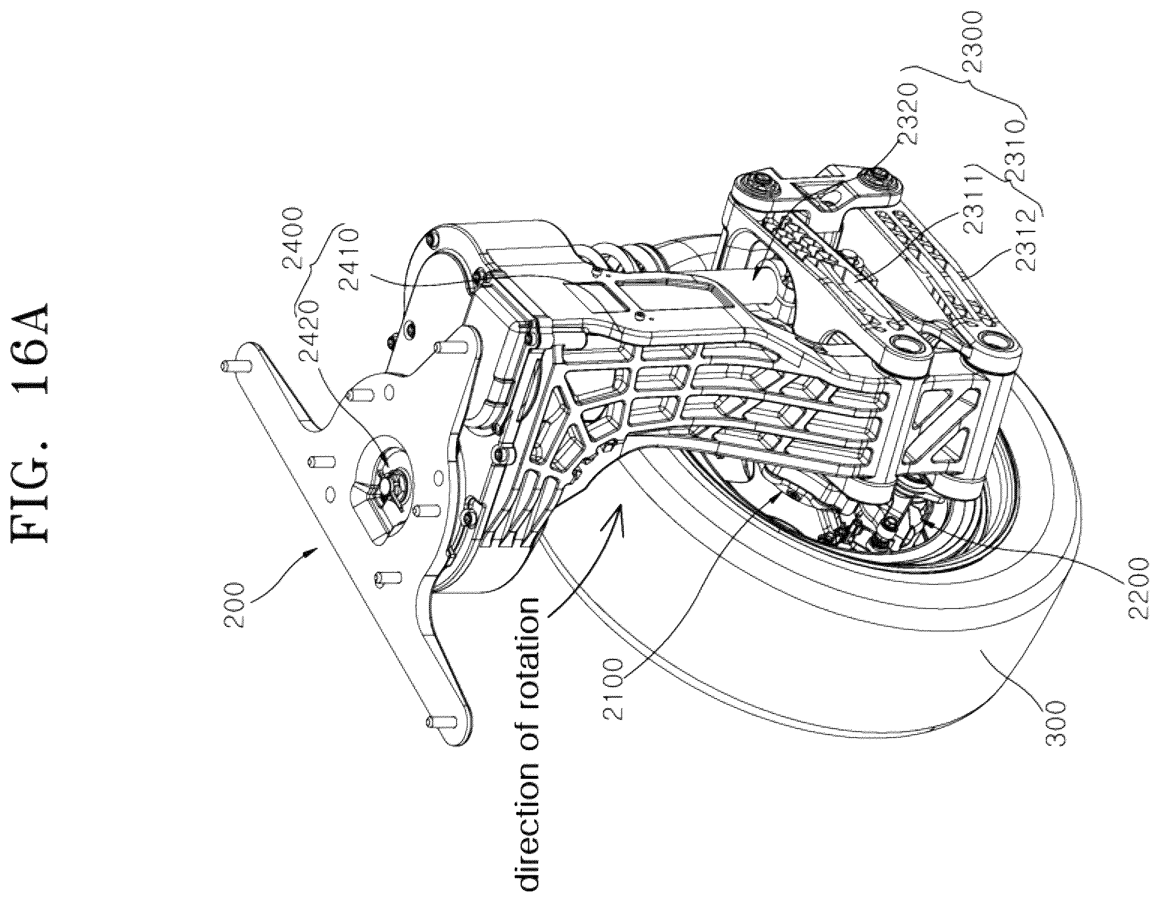 Patent US12366861 Figure 15 – Corner module apparatus for vehicle