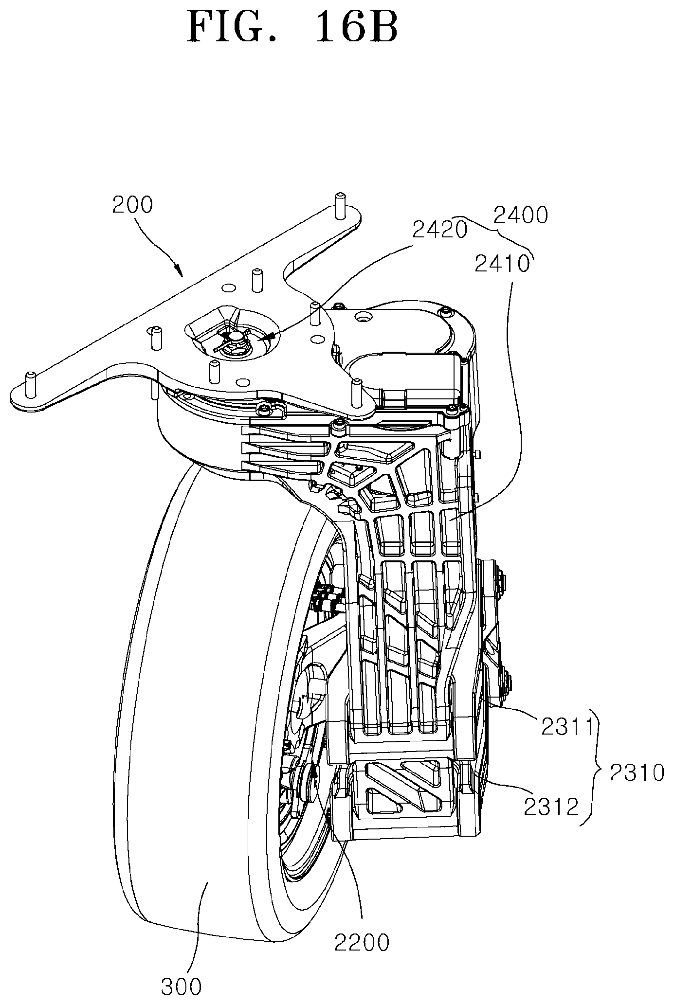 Patent US12366861 Figure 16 – Corner module apparatus for vehicle
