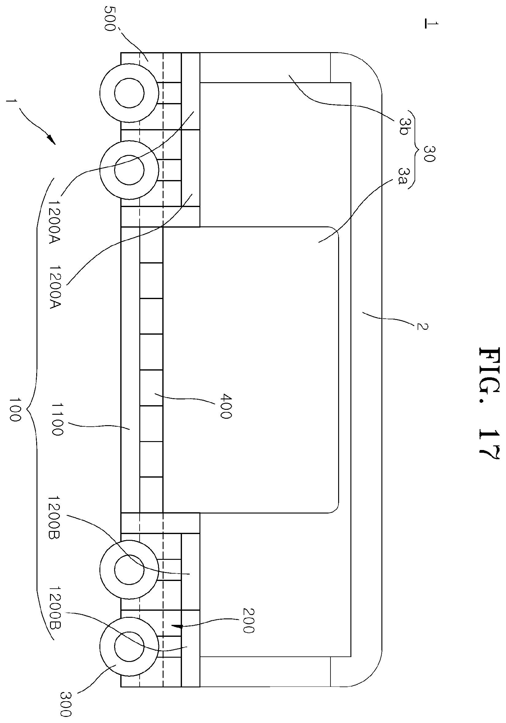Patent US12366861 Figure 17 – Corner module apparatus for vehicle